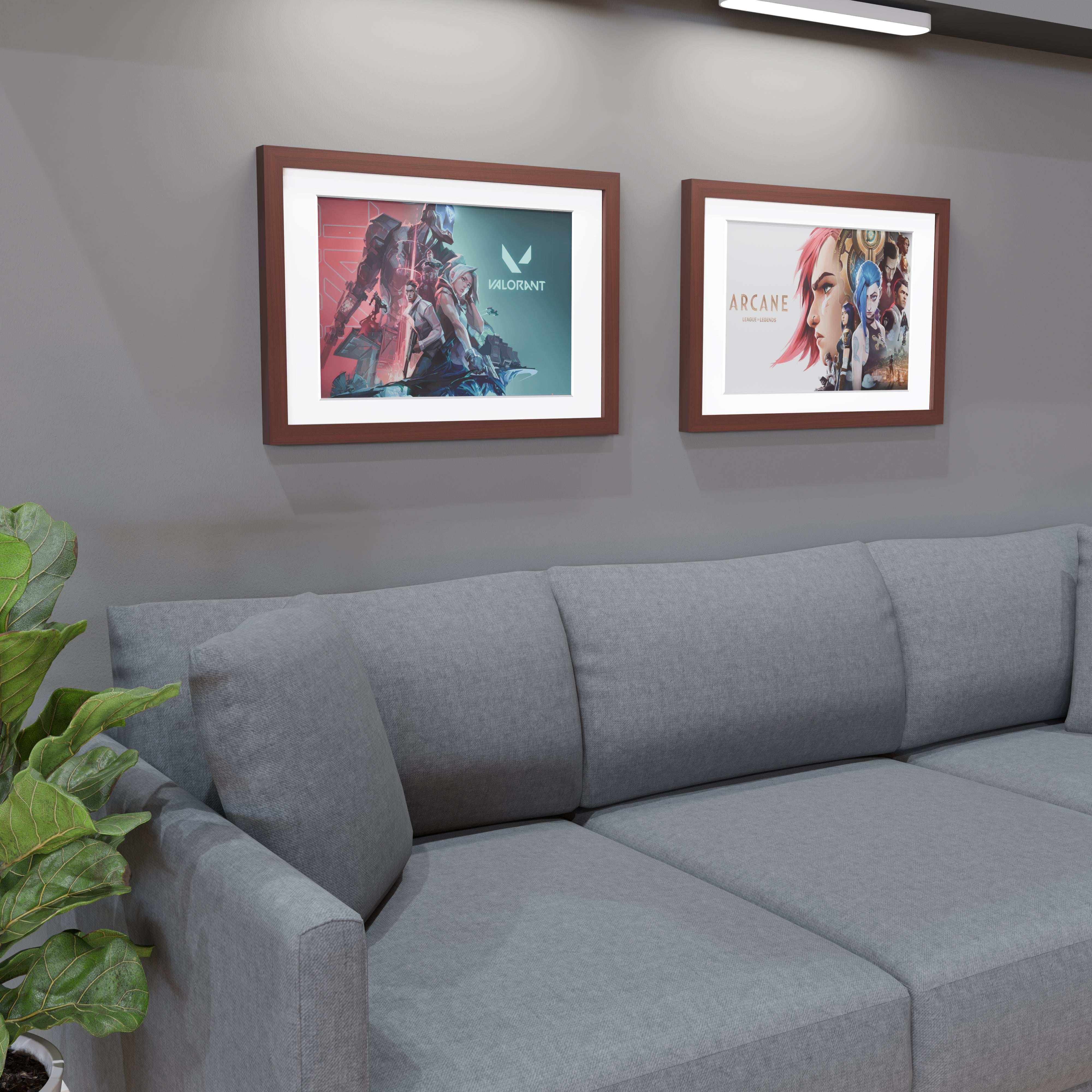 20x30 Marco Foto Madera Mate