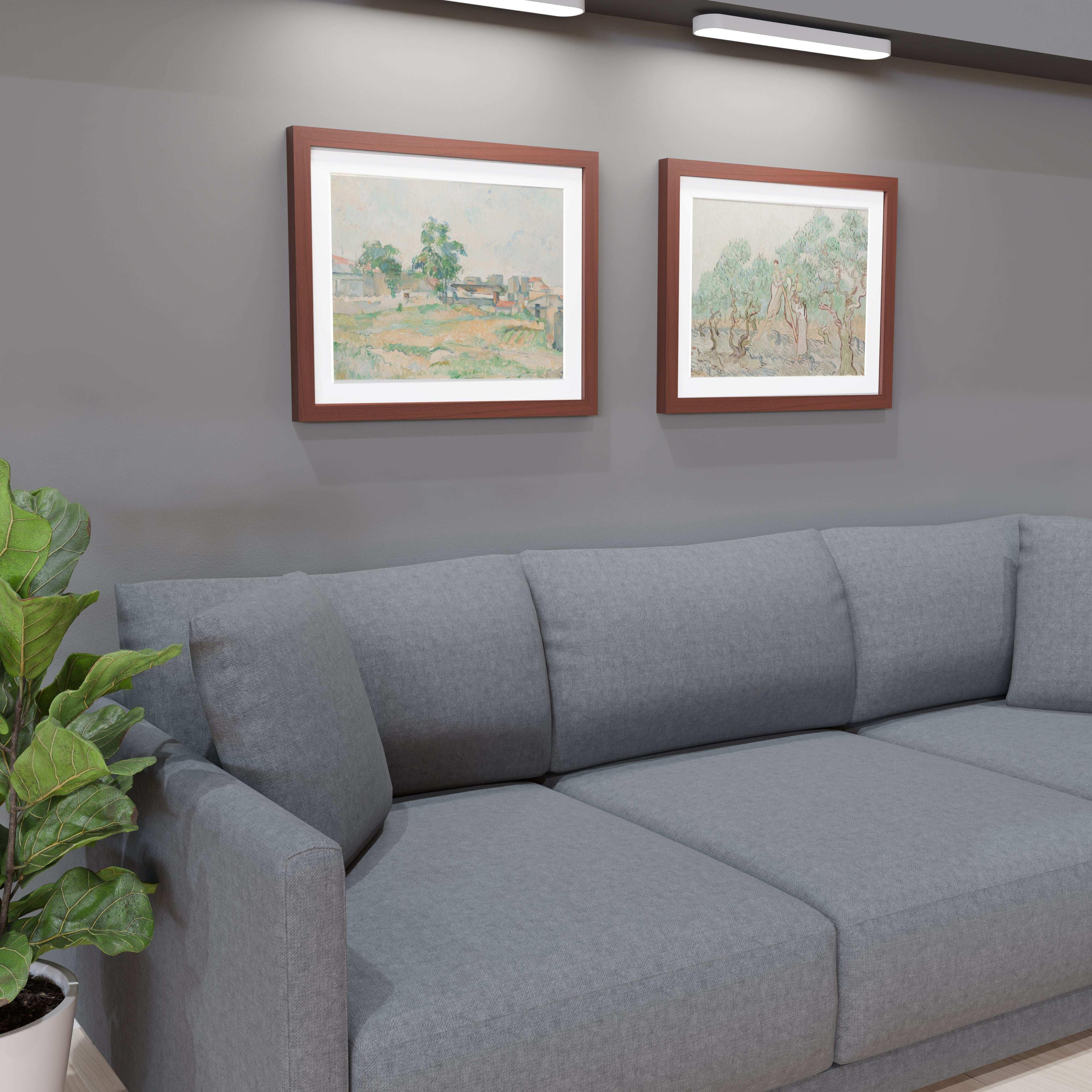 22x28 Marco Foto Madera Mate