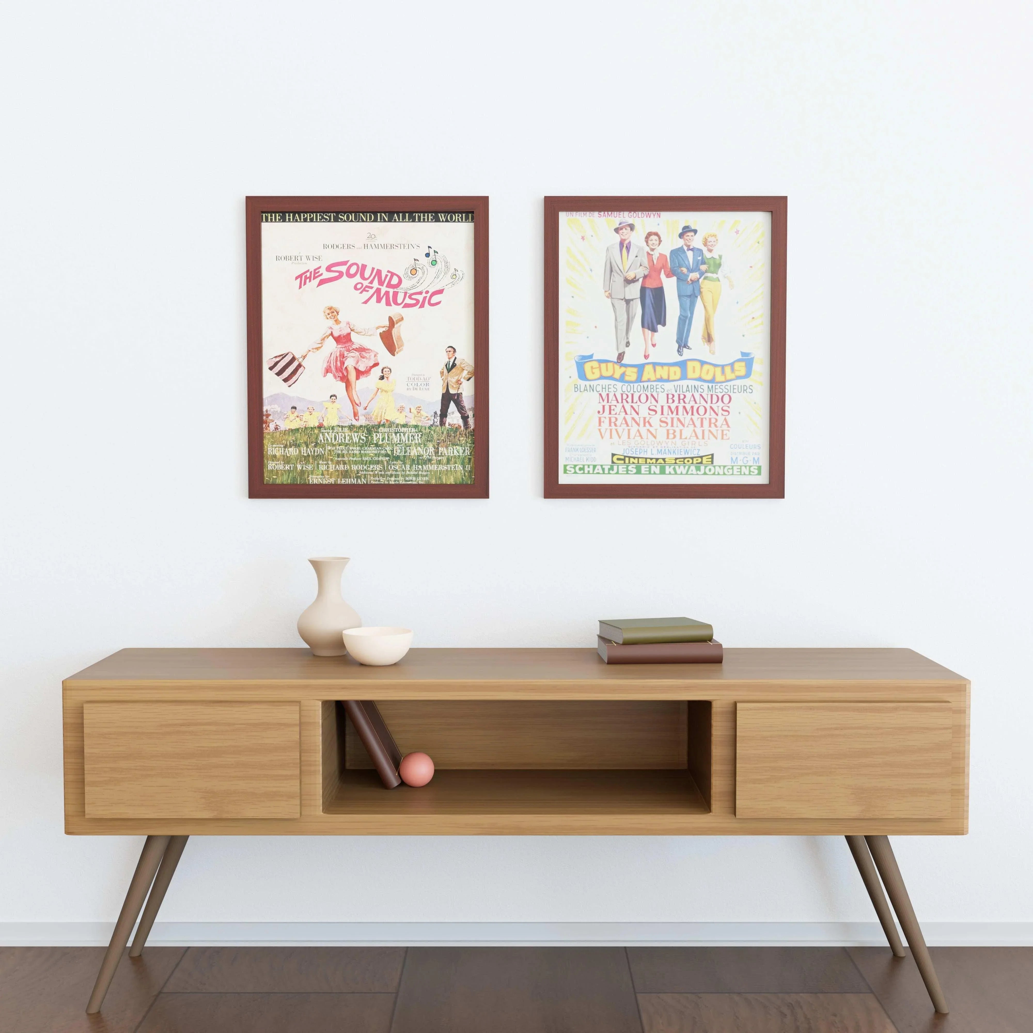 22x28 Matted Wood Frame - Signature Glass