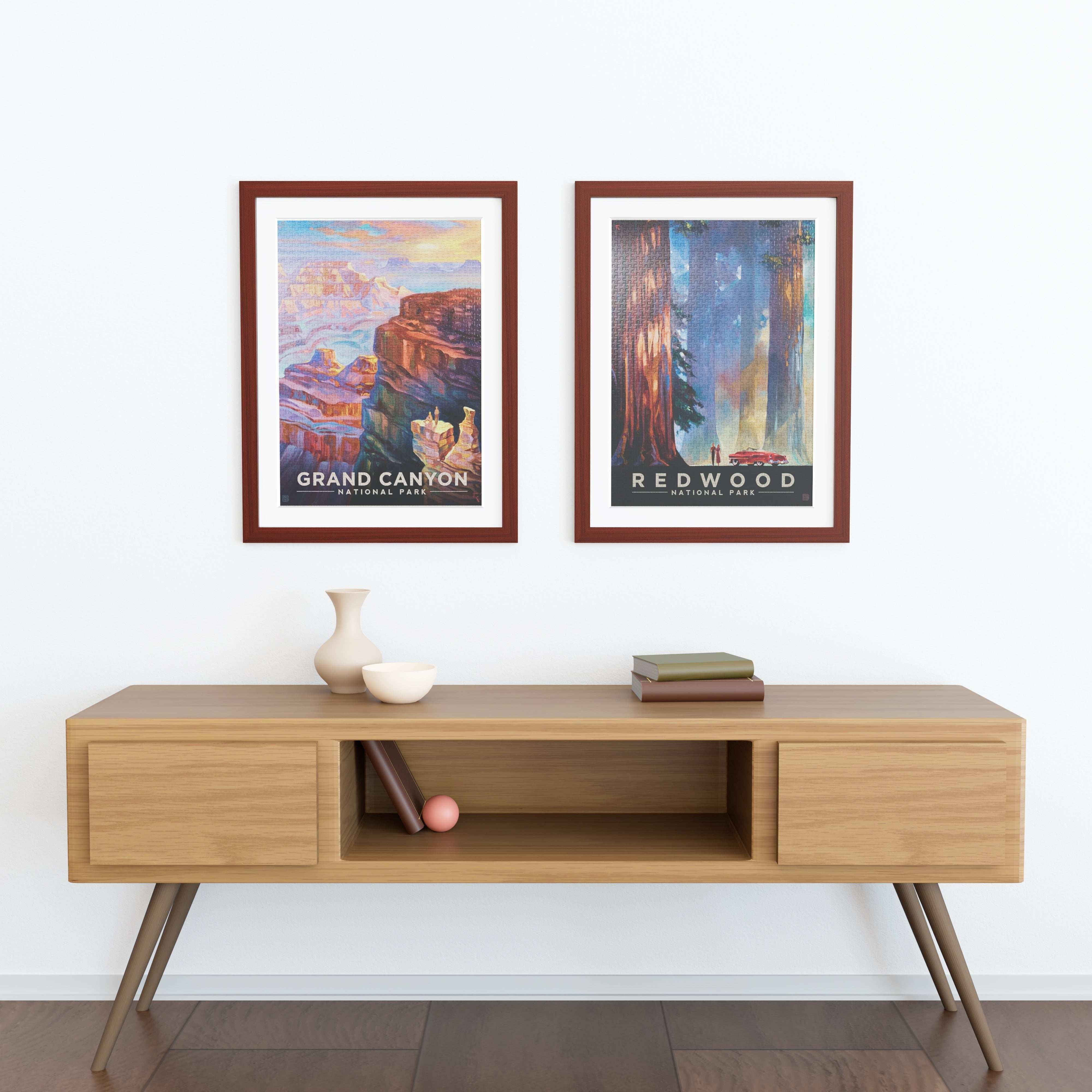 24x32 Matted Wood Frame - Signature Glass