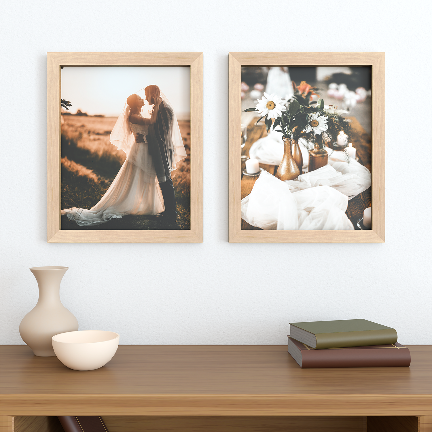16x20 Multi-Mat Wood Frame - Signature Glass