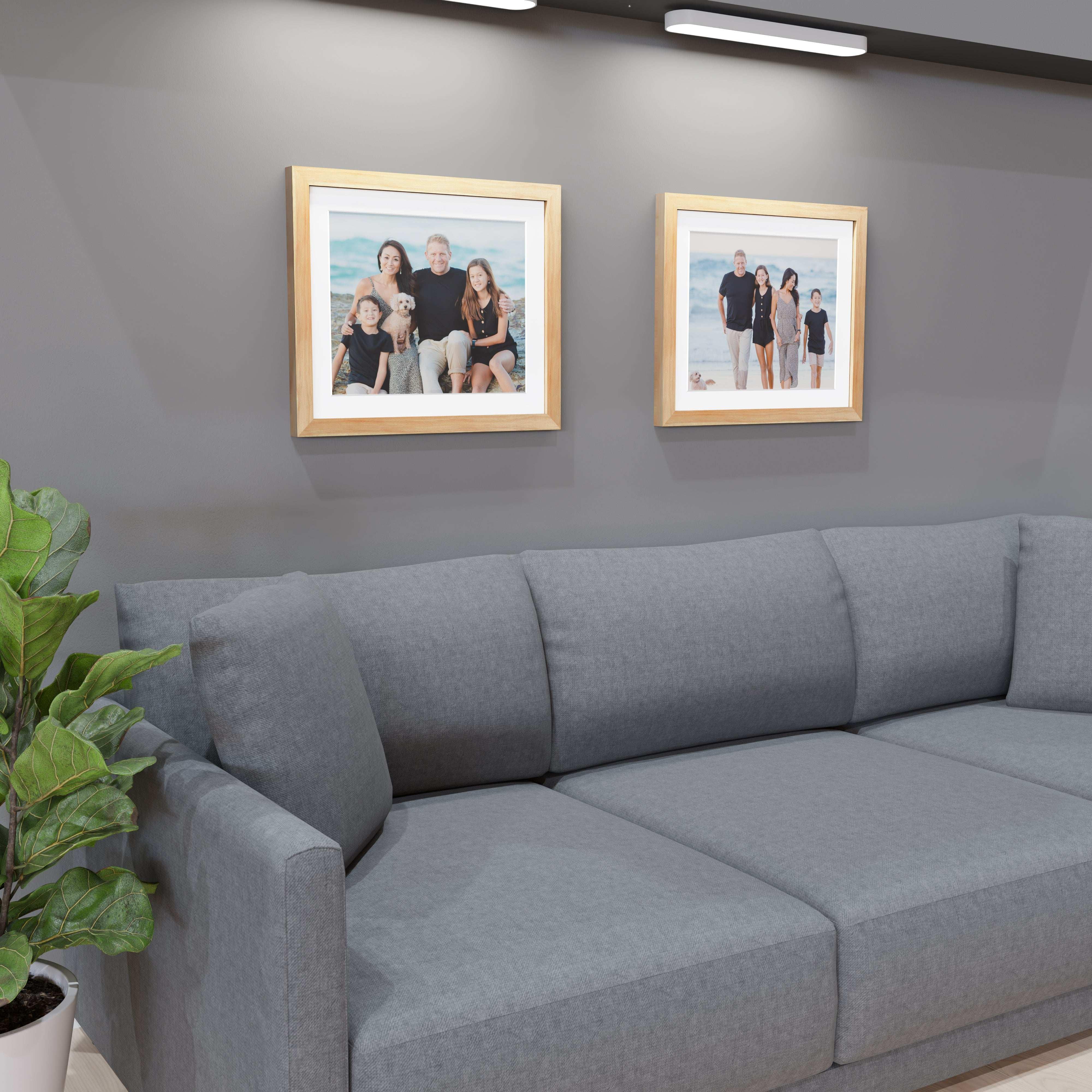 20x24 Marco Foto Madera Mate