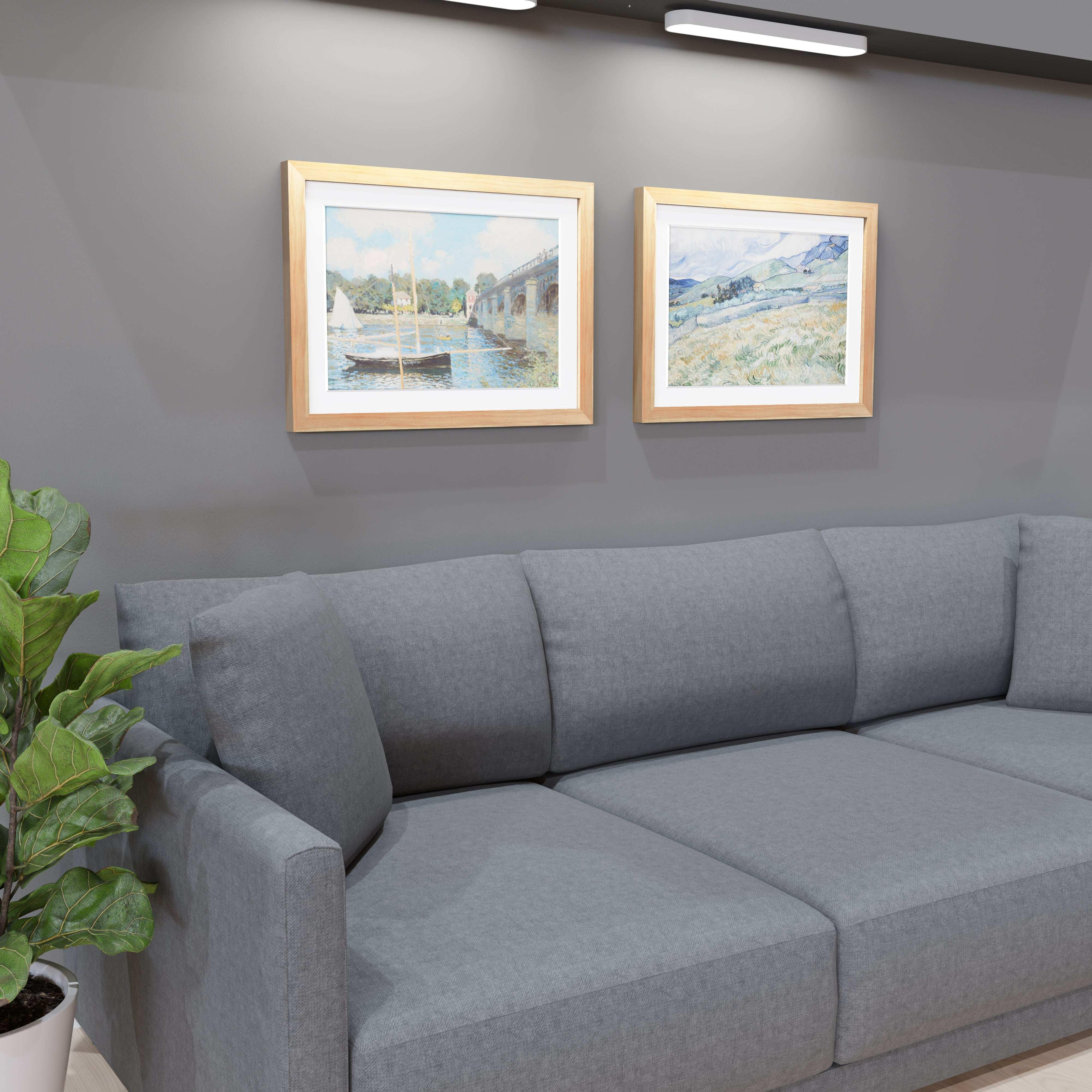 20x28 Marco Foto Madera Mate