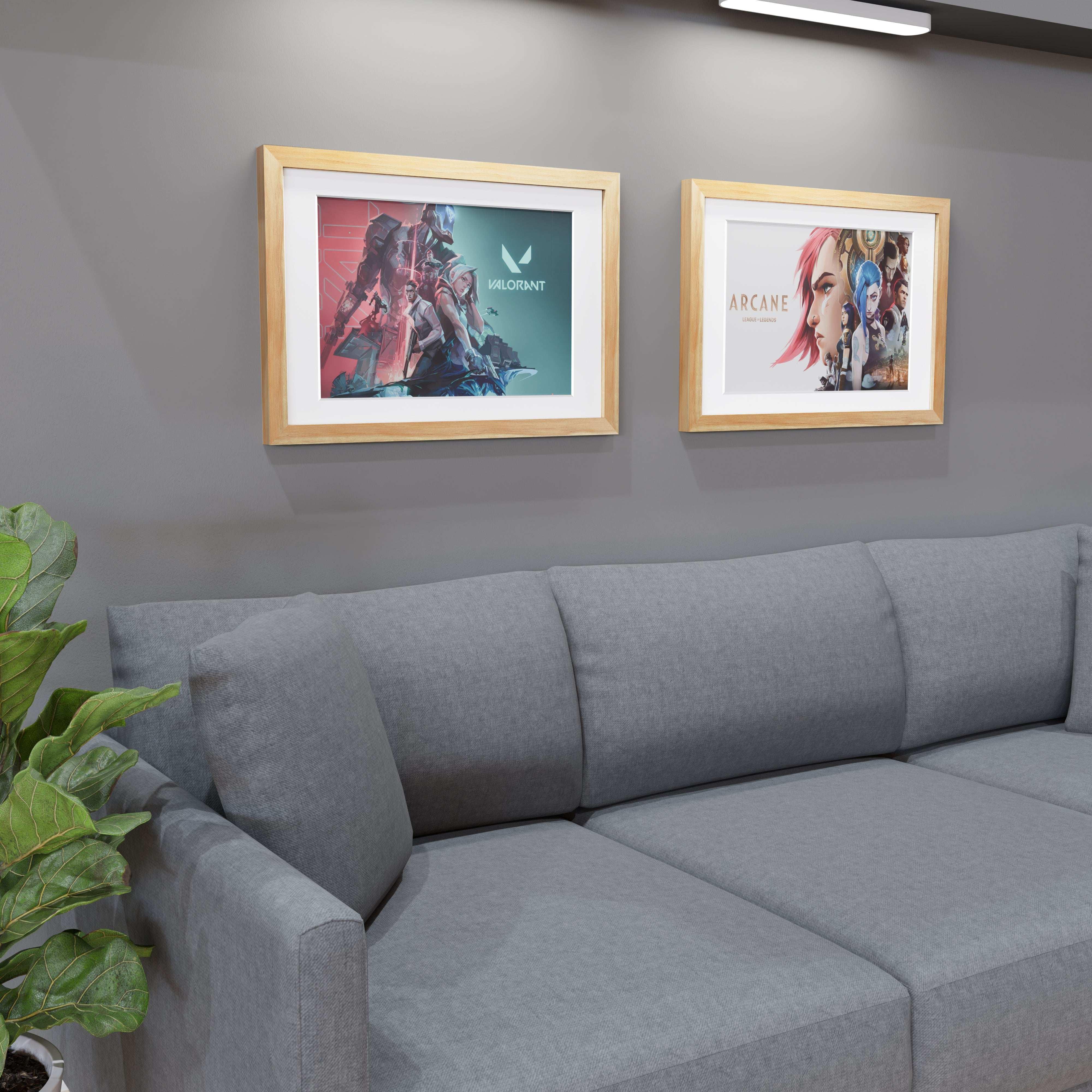 20x30 Marco Foto Madera Mate