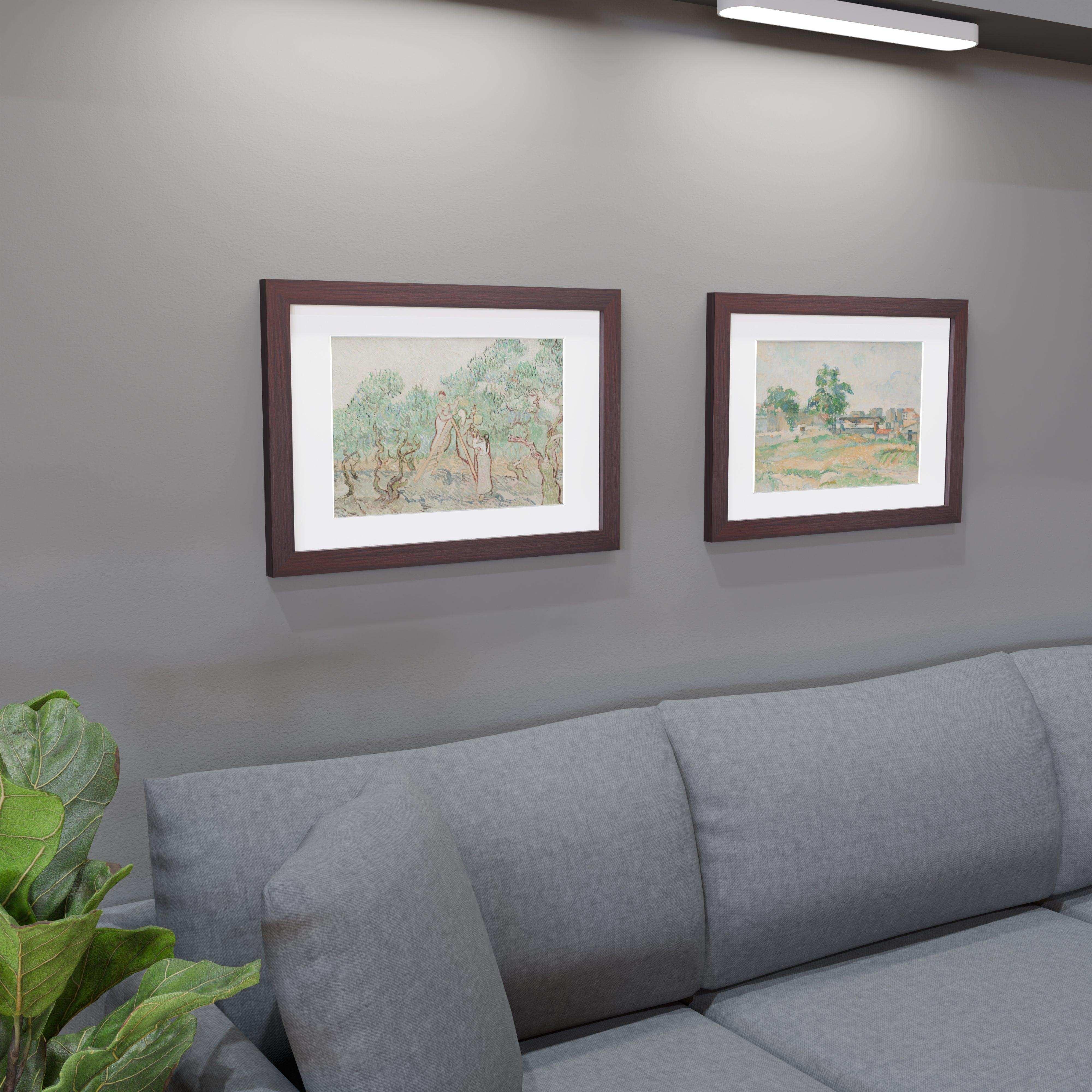 16x24 Matted Wood Frame - Signature Glass