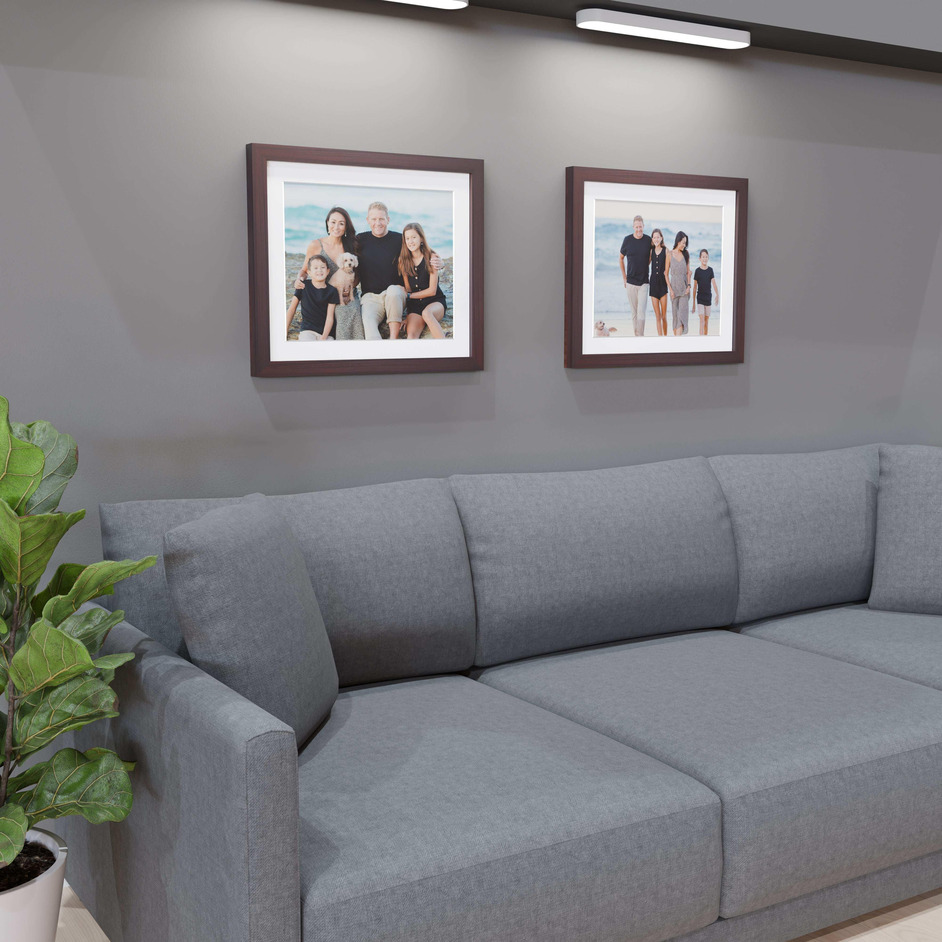 20x24 Marco Foto Madera Mate