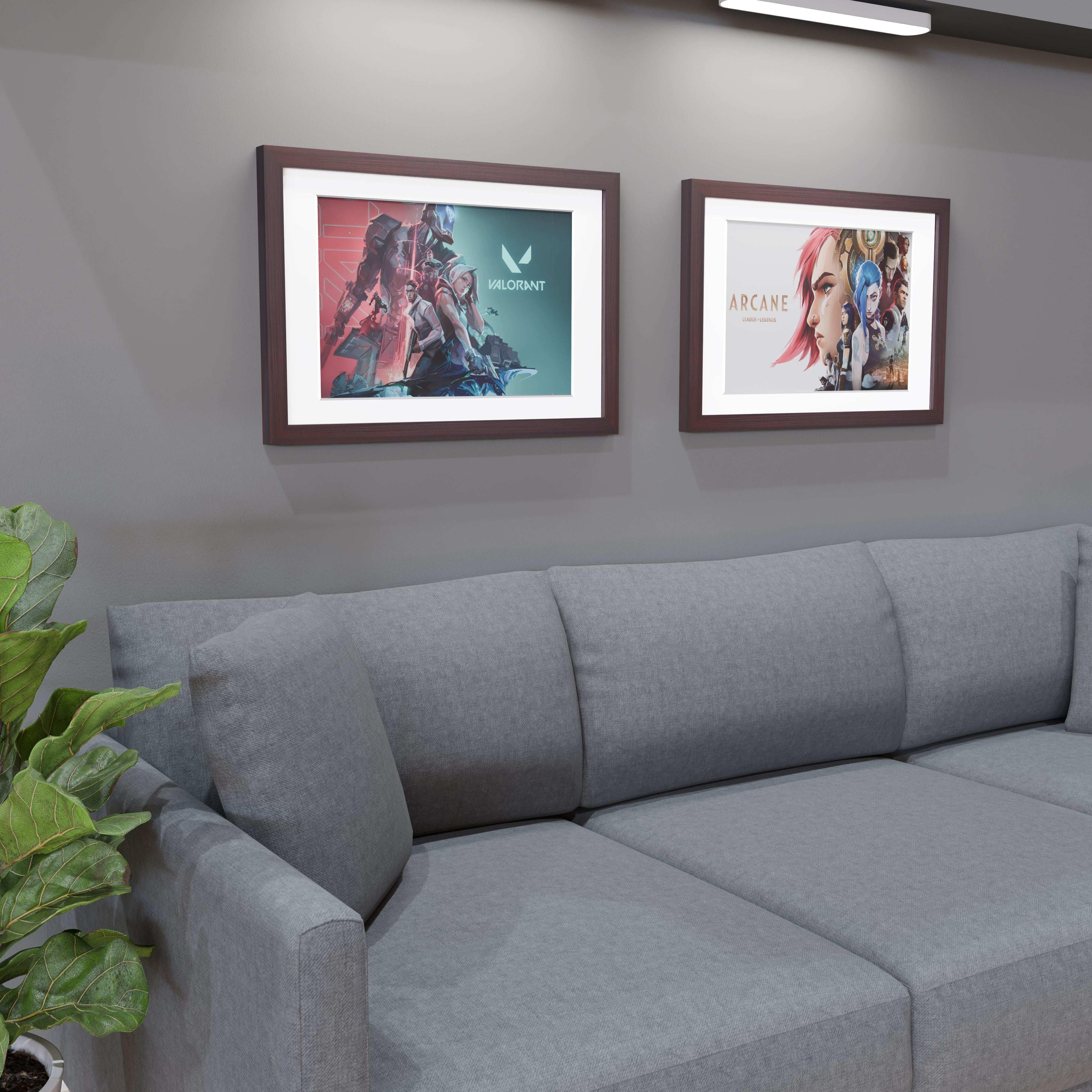 20x30 Marco Foto Madera Mate