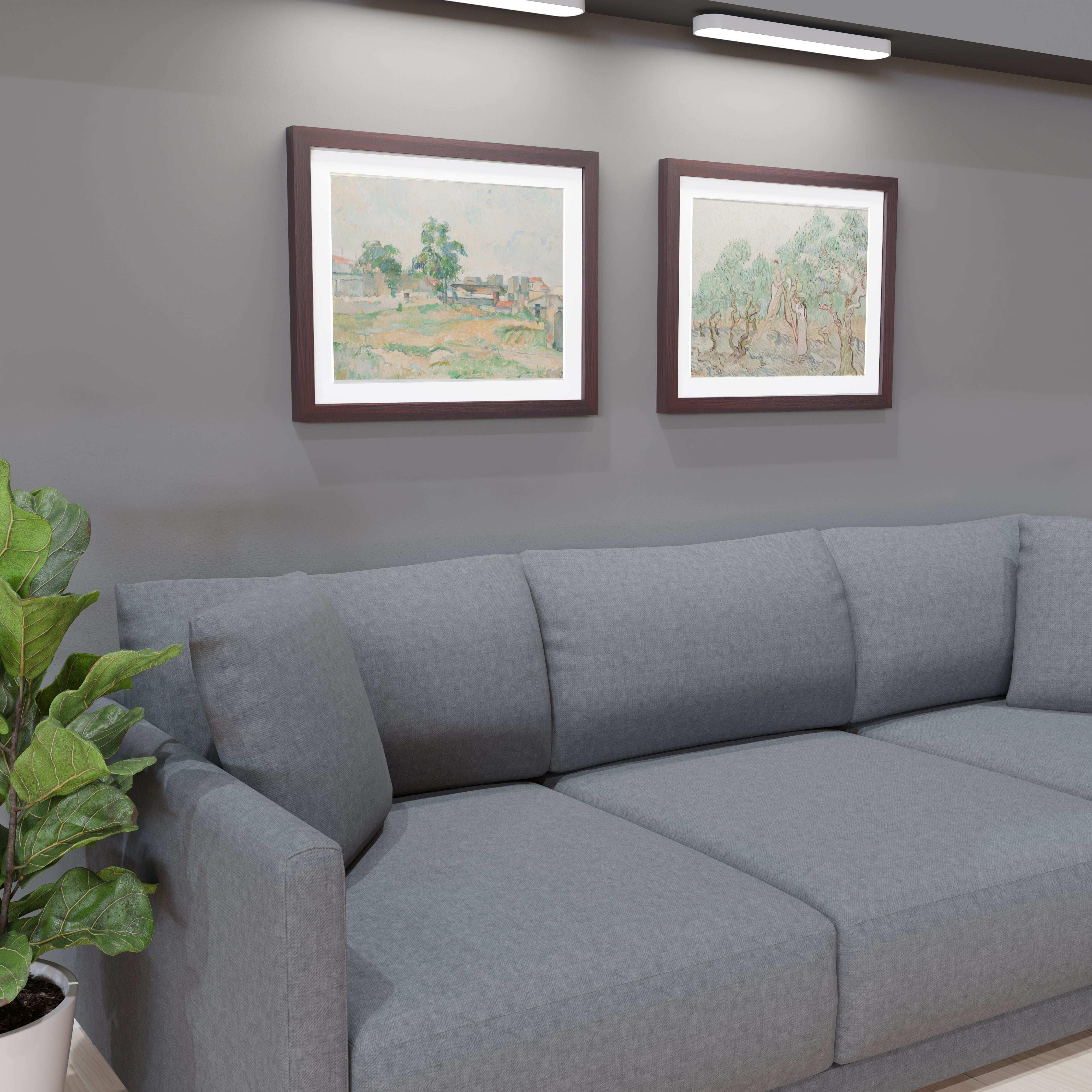 22x28 Marco Foto Madera Mate