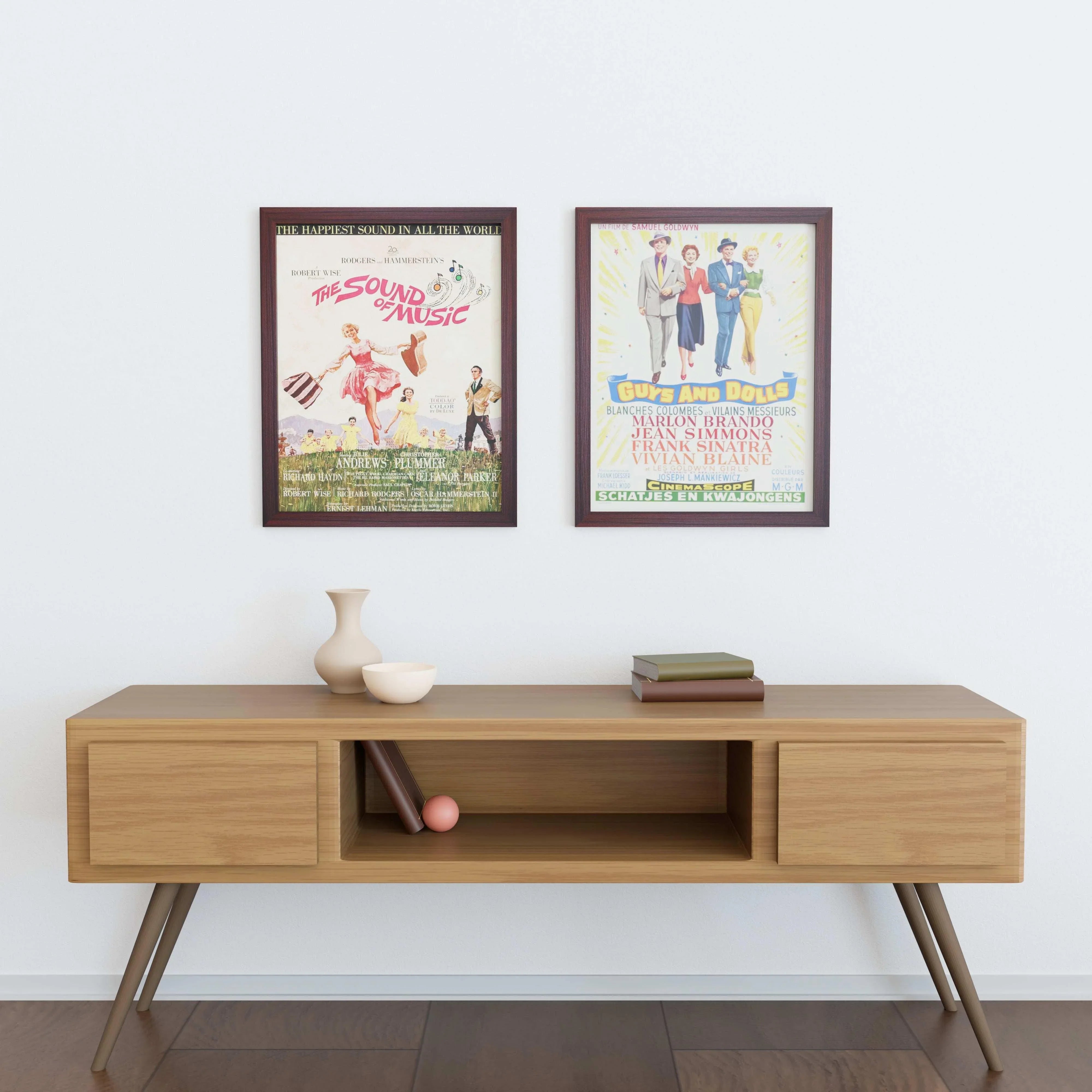 22x28 Matted Wood Frame - Signature Glass