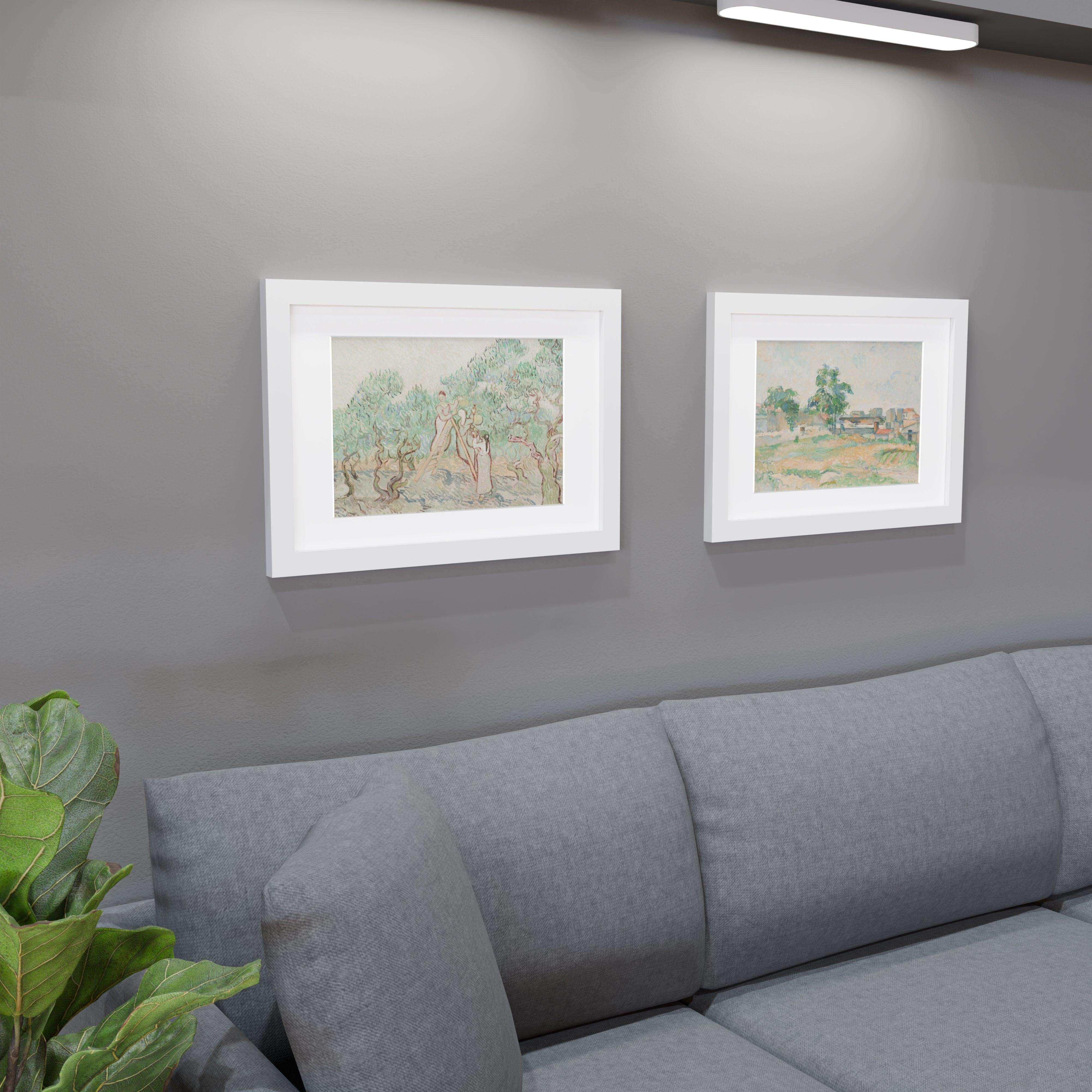 16x24 Matted Wood Frame - Signature Glass