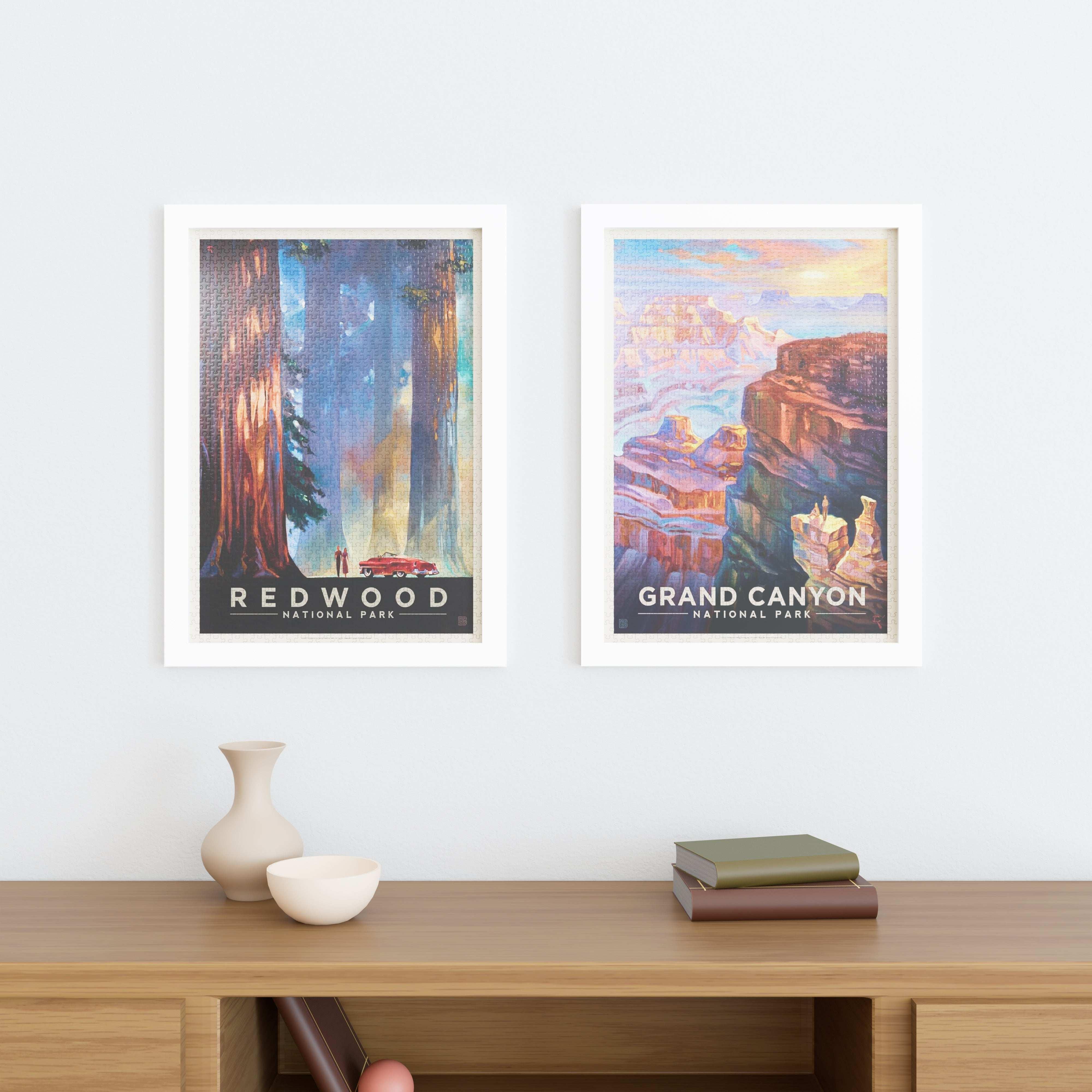 20x28 Wood Frame Matted to 16x24 - Glass