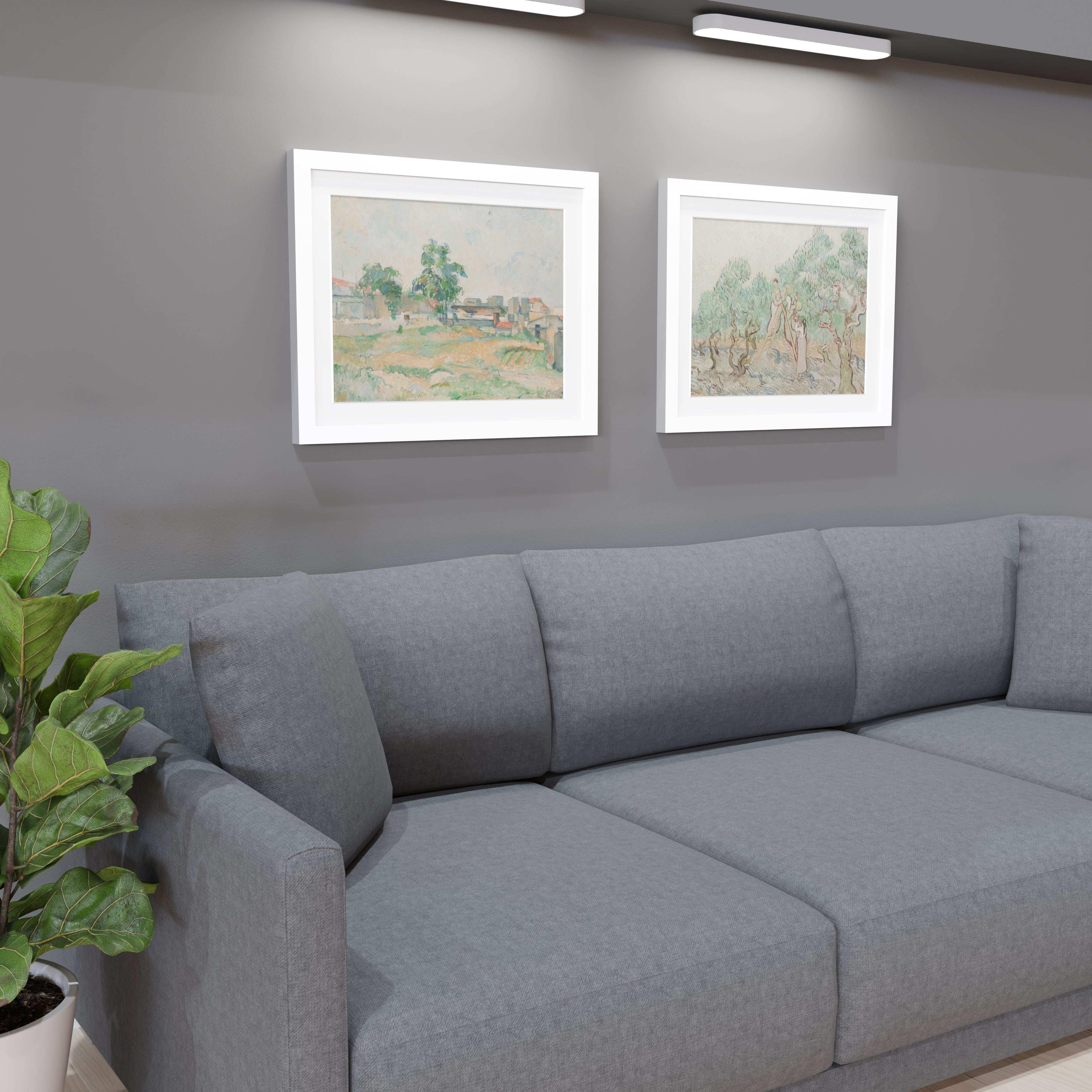 22x28 Wood Frame Matted to 18x24 - Glass