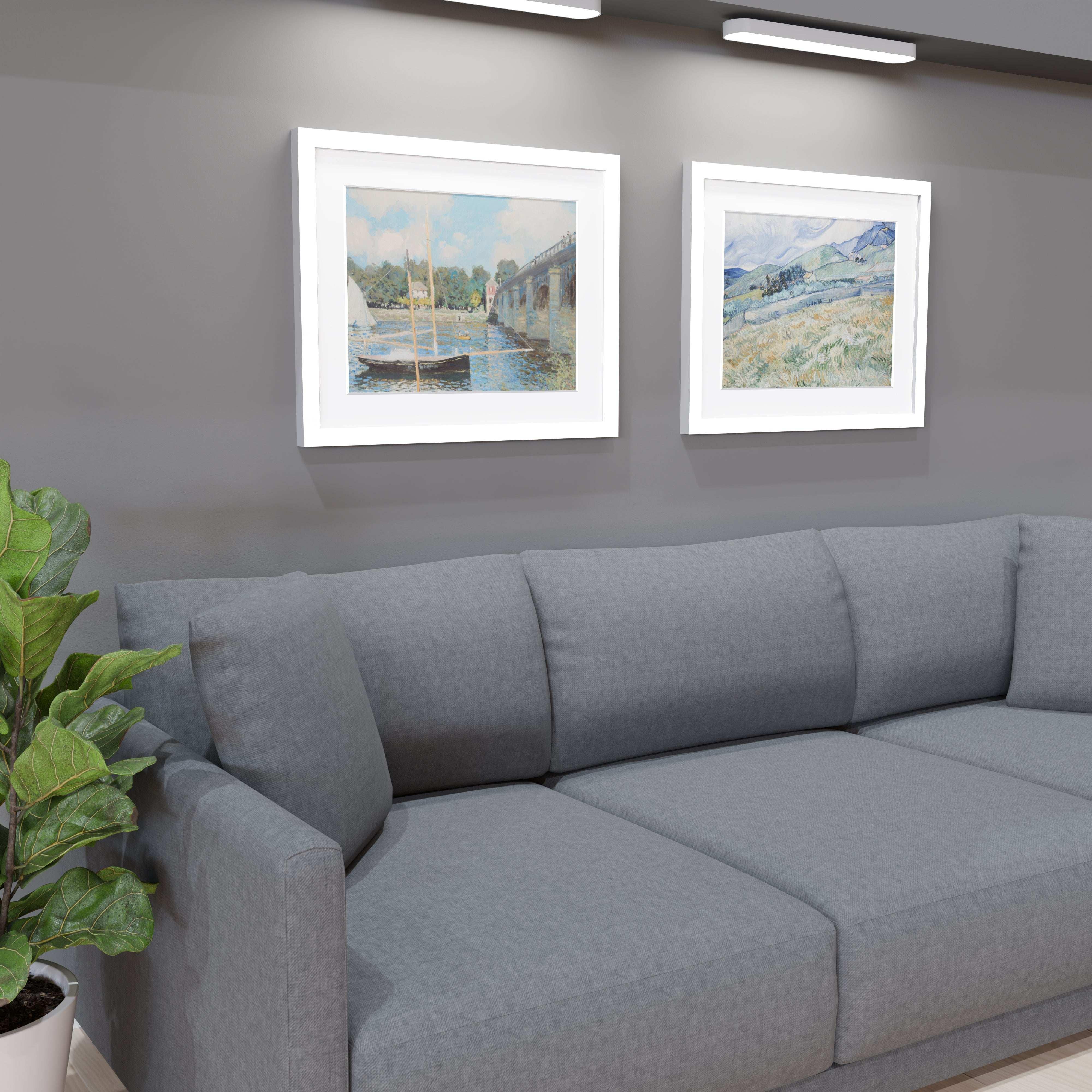 24x30 Matted Wood Frame - Signature Glass