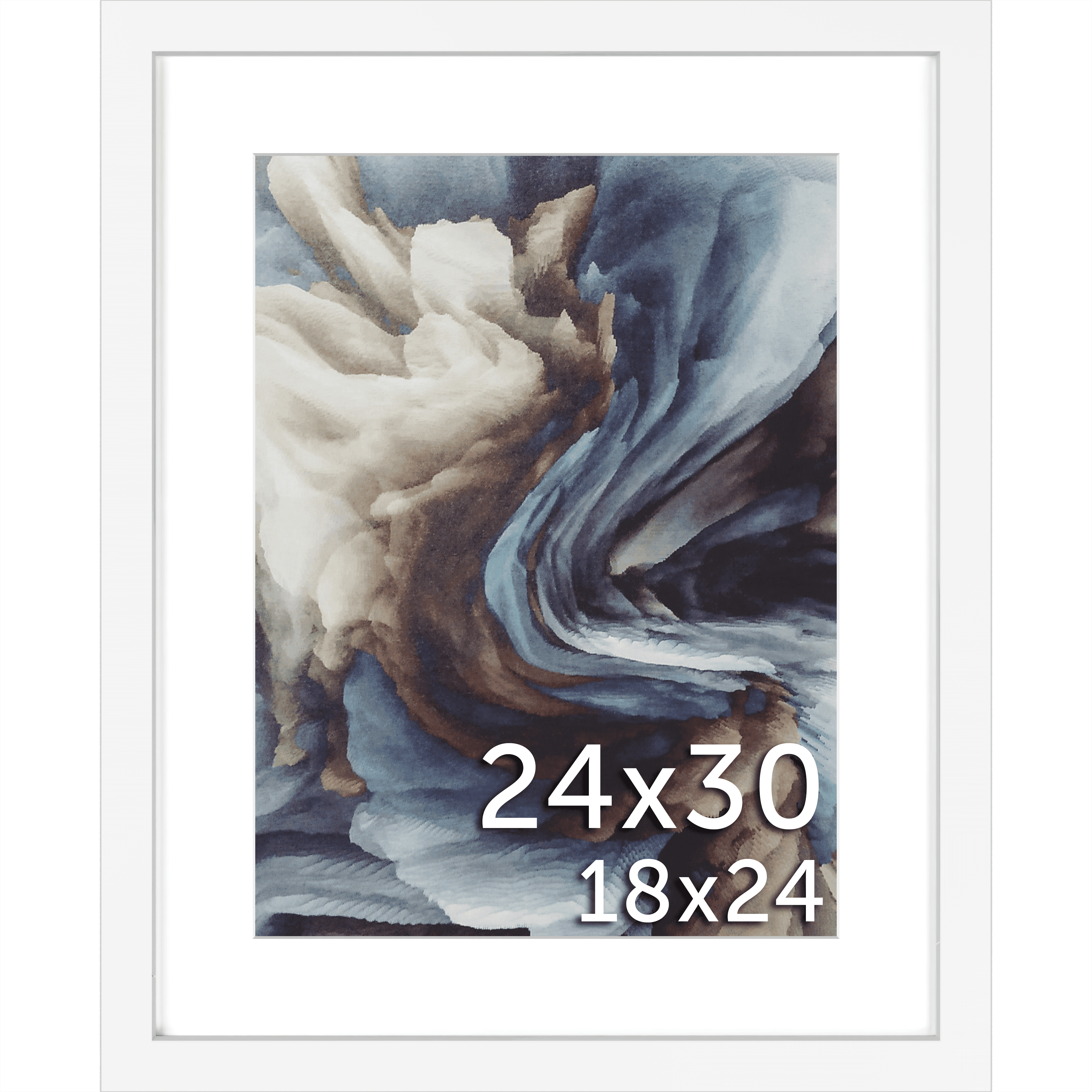 24x30 Matted Frame - Frame Amo