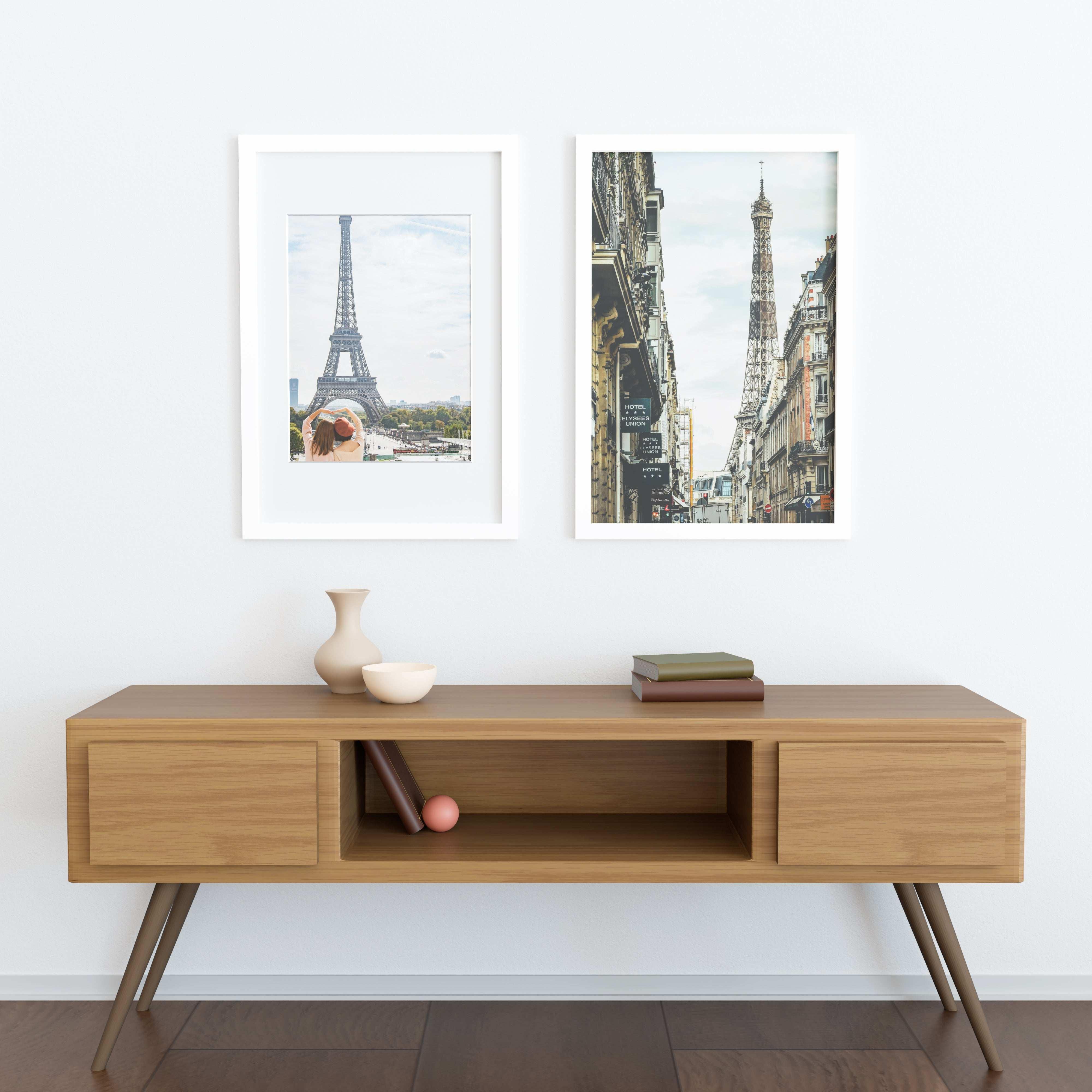 24x36 Wood Frame Double Matted to 20x30 and 18x24 - Glass