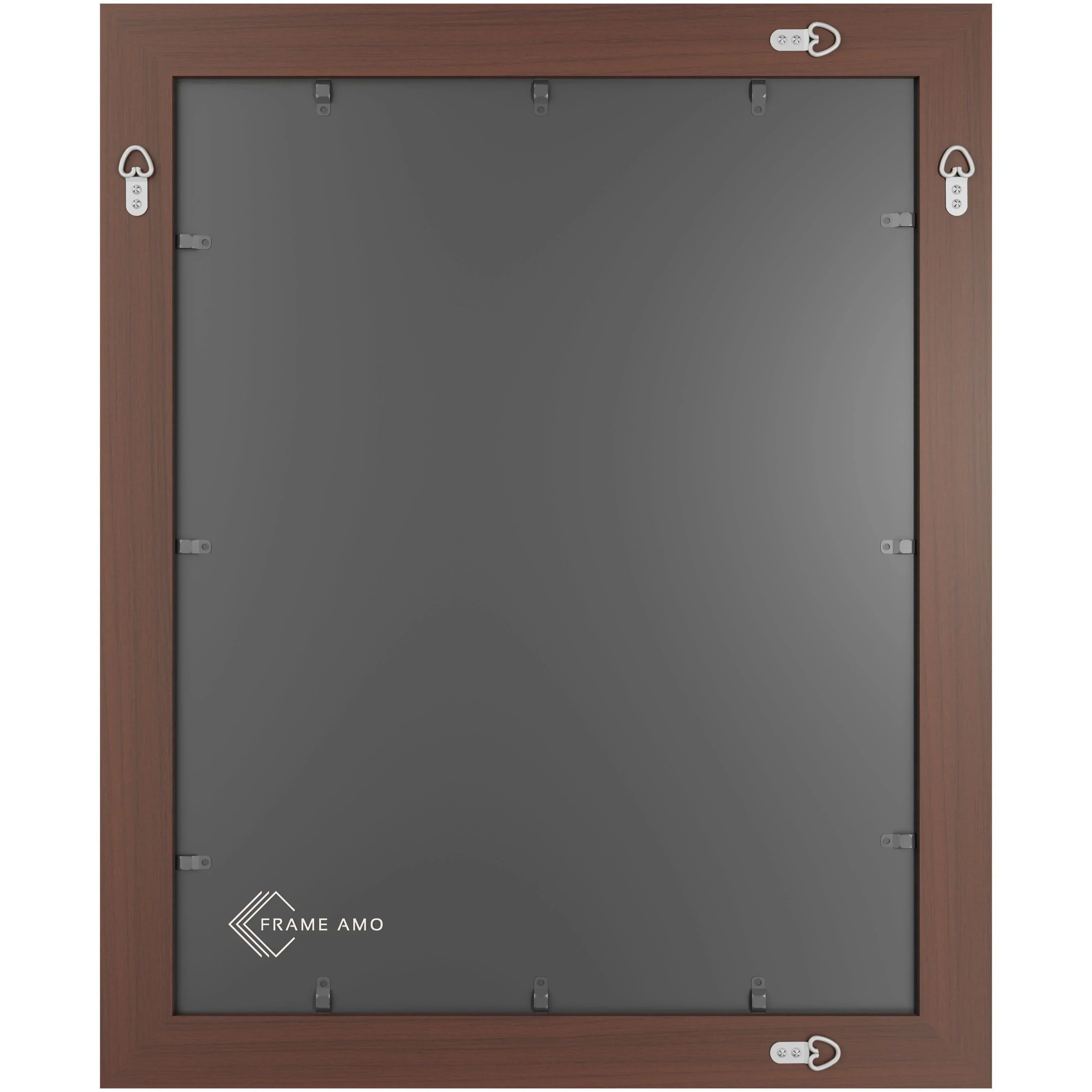 16x20 Frame with Double Mat for 11×14 Certificate - Glass and Wood