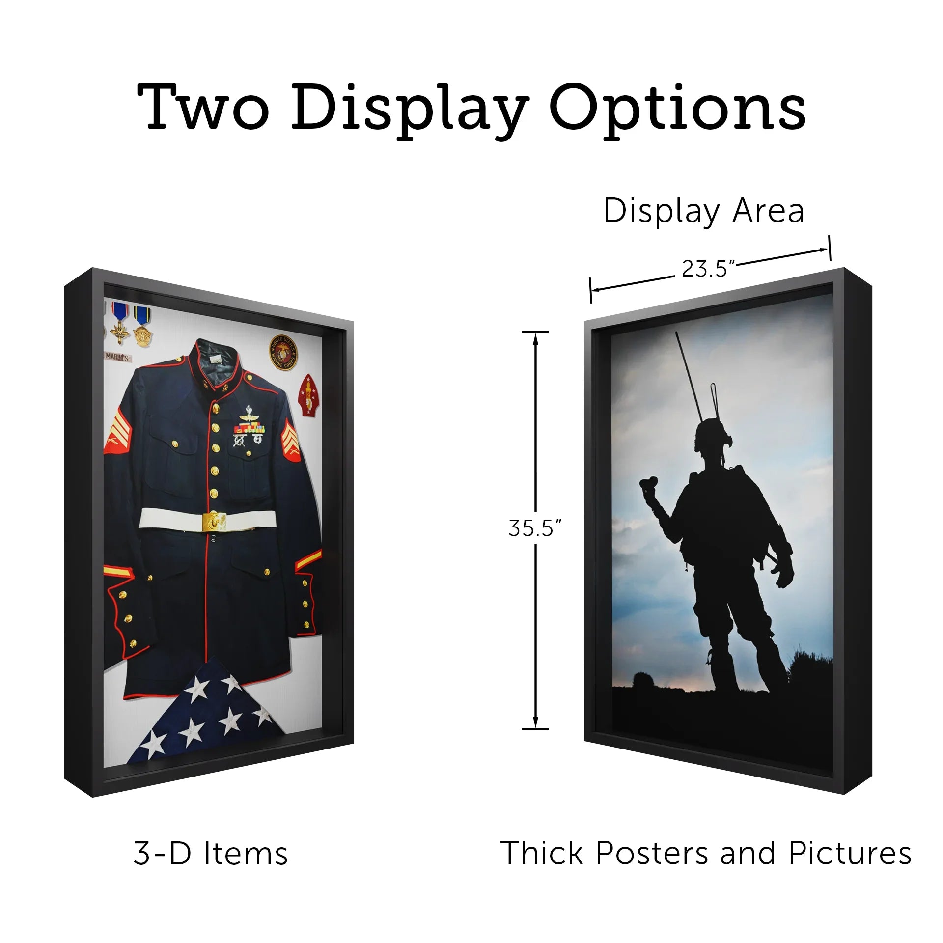 24x36 Wood Shadow Box Frame