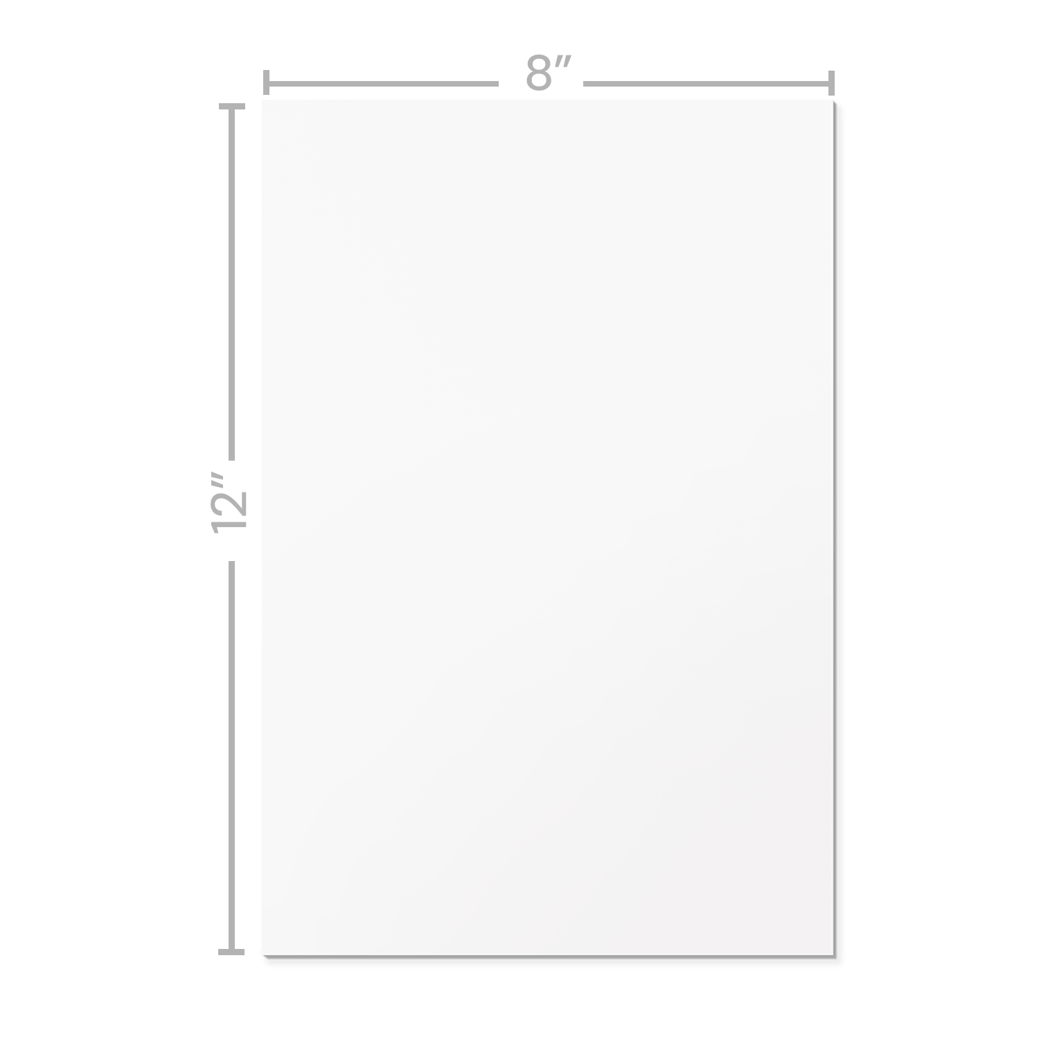 White Mats For Picture Frame - 8x12
