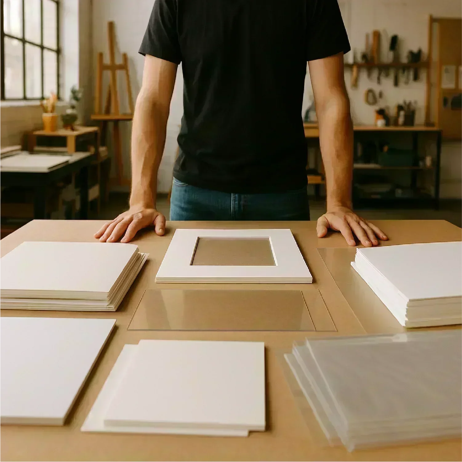 White Mats For Picture Frame - 11x14