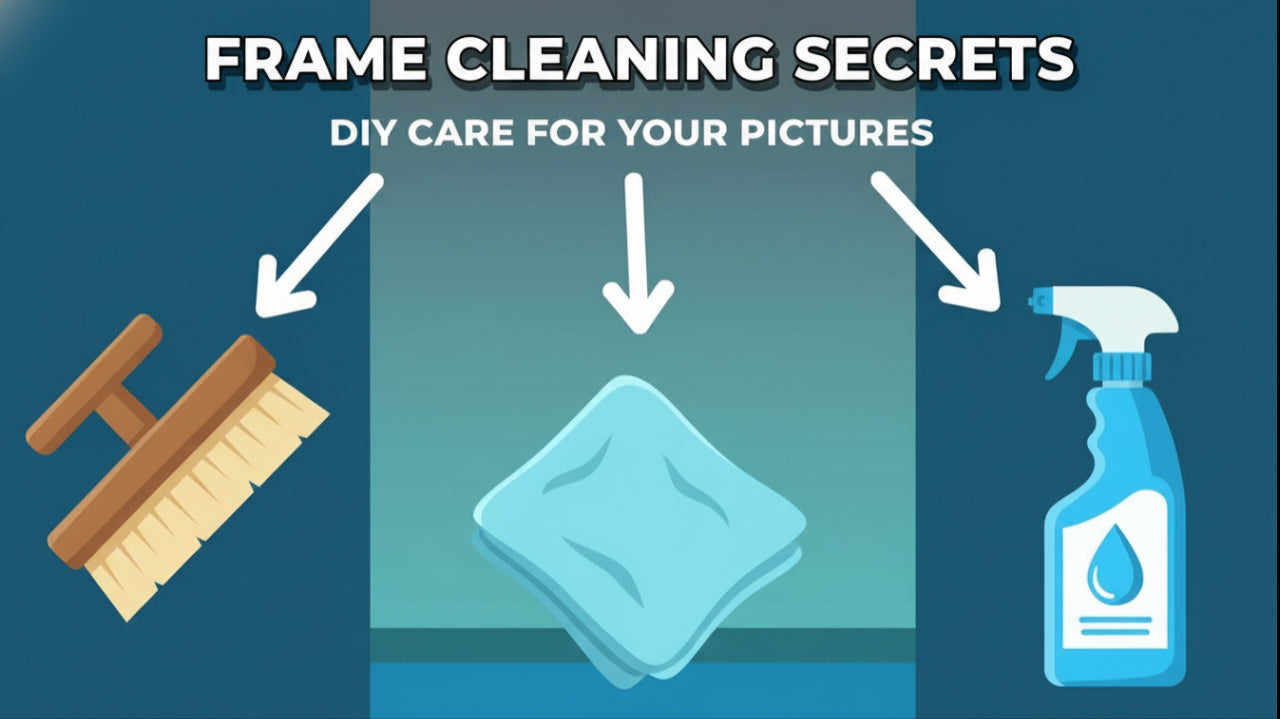 How to Clean and Maintain Your Picture Frames (Without Damaging Them)