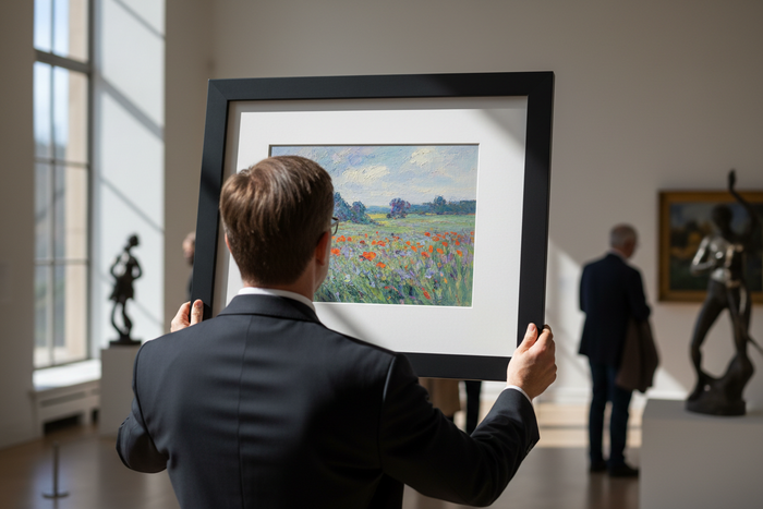 Mounting Draw How to Mount Artwork in a Picture Frame (Step-by-Step)