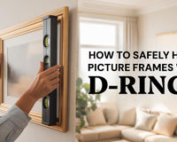 How to Safely Hang Solid Wood Frames with D-Rings