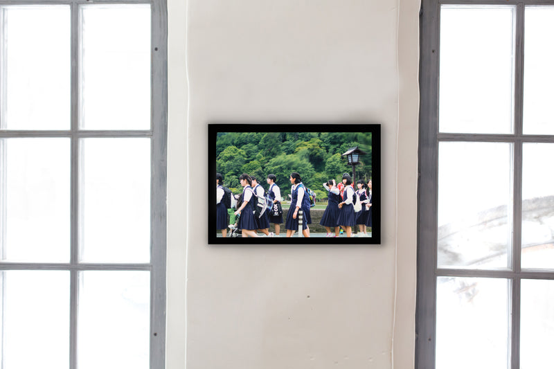 10x19 Black Modern Picture or Poster Frame, 1 inch Wide Border, Acrylic Front