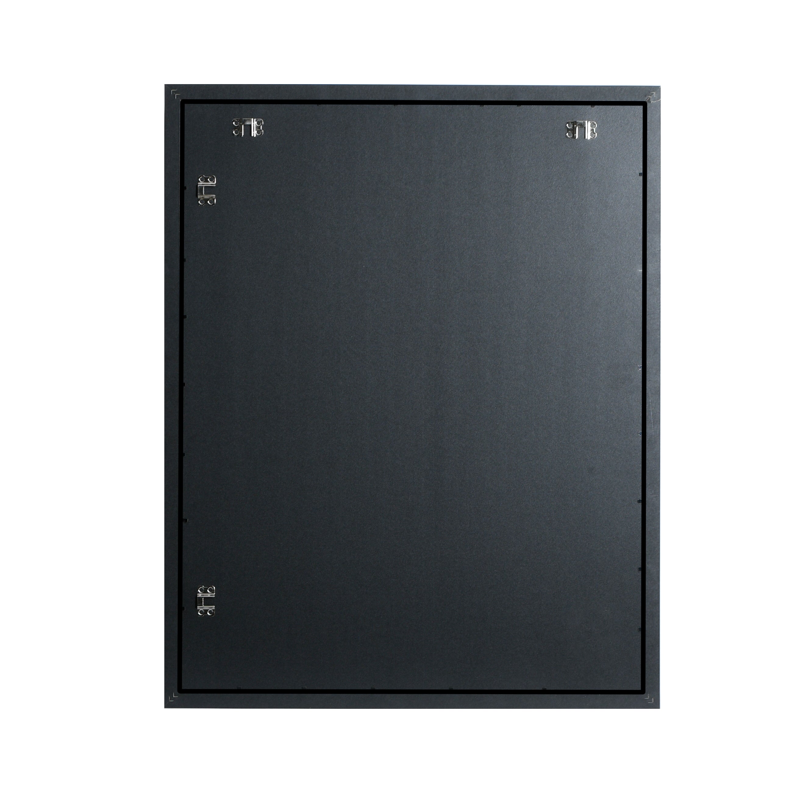 23x29-19x25 Modern Black Picture Frame, with White Mat, 1 inch Wide Border, Acrylic Front