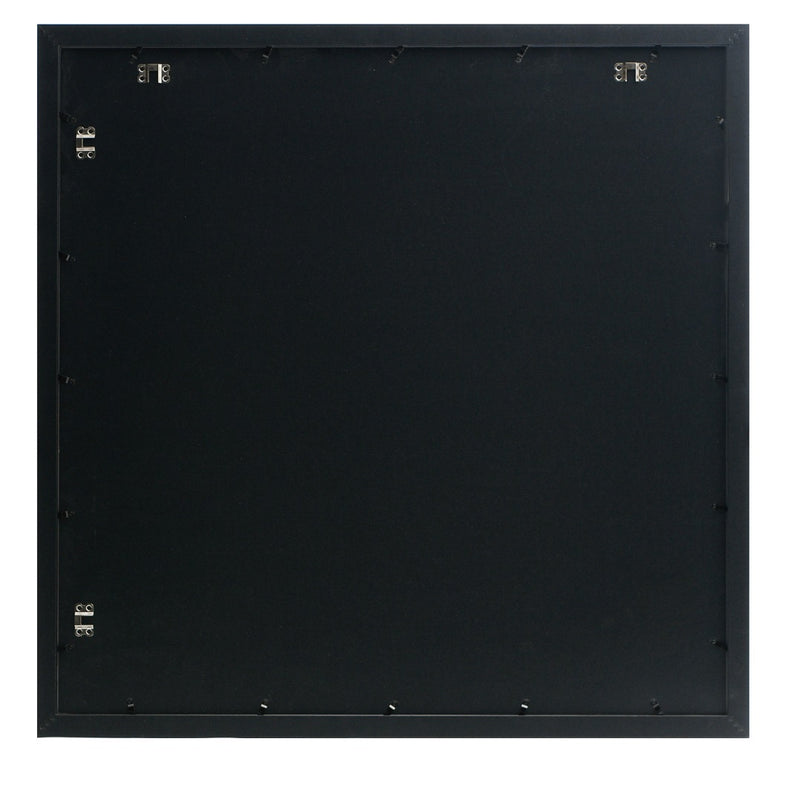 30x30-24x24 Poster Frame with 23.5x23.5 White Mat Opening, 1.25 Inch Wide and 1 Inch Thick Border, Acrylic Front