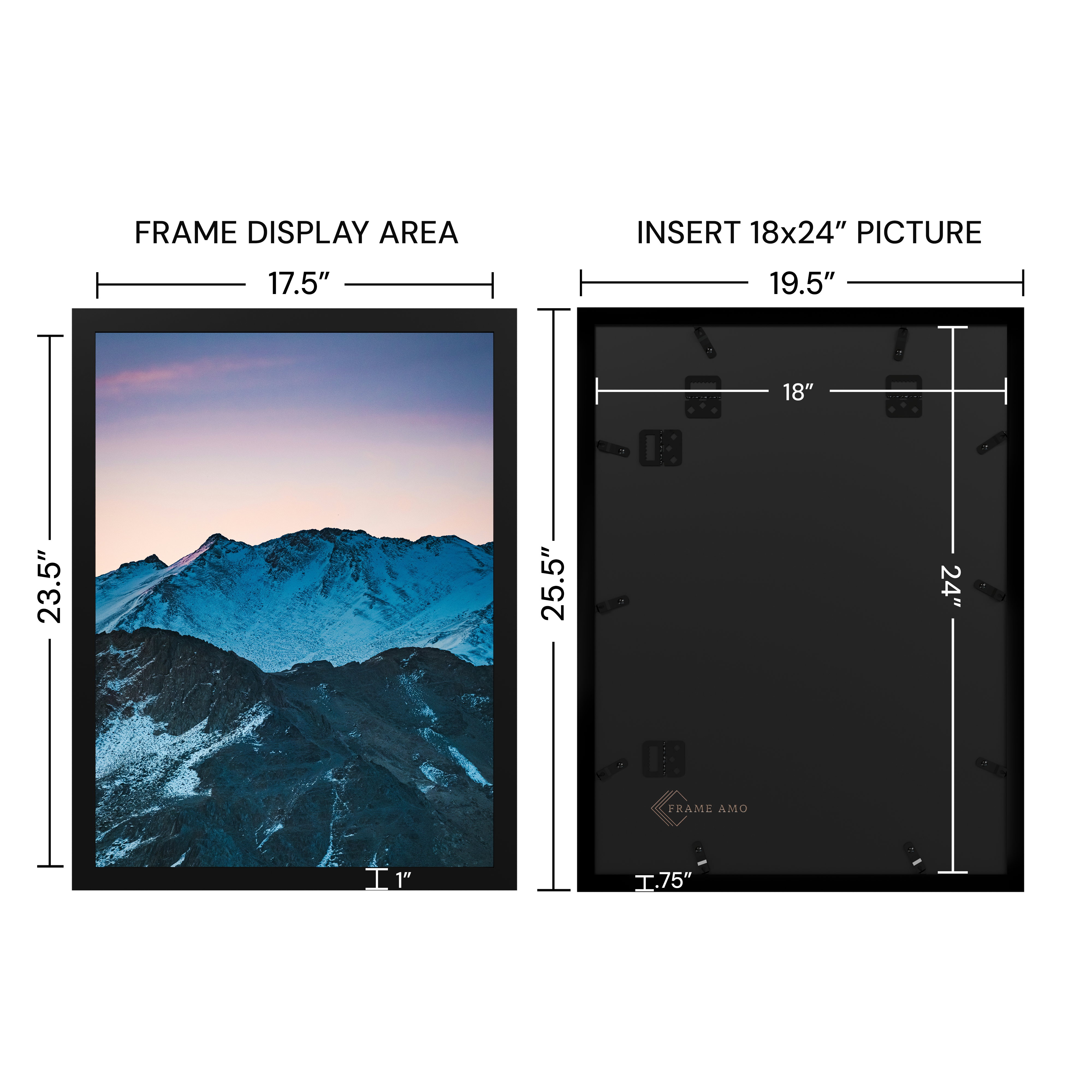 18x24 Wood Frame - Studio Series