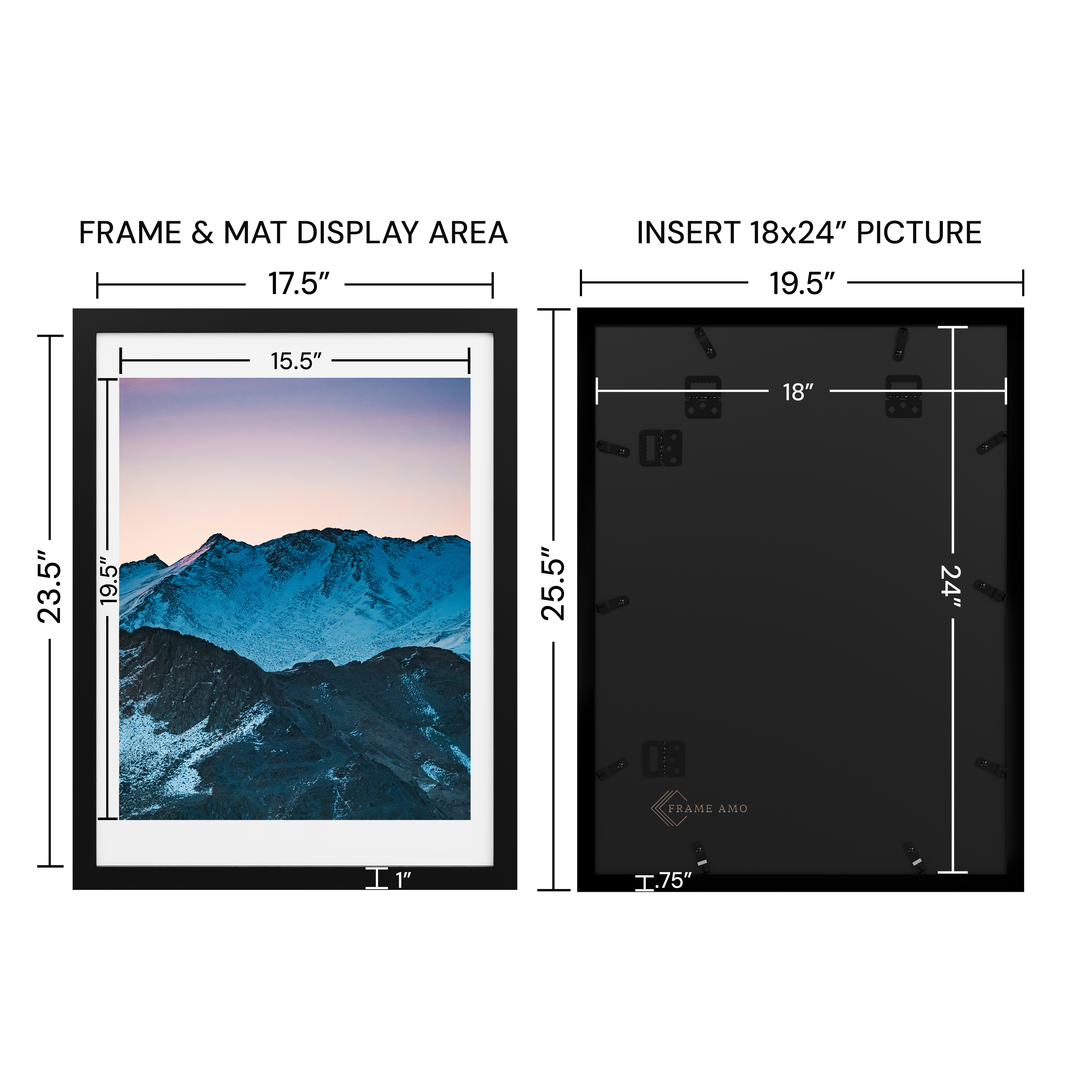 18x24 Wood Frame - Studio Series