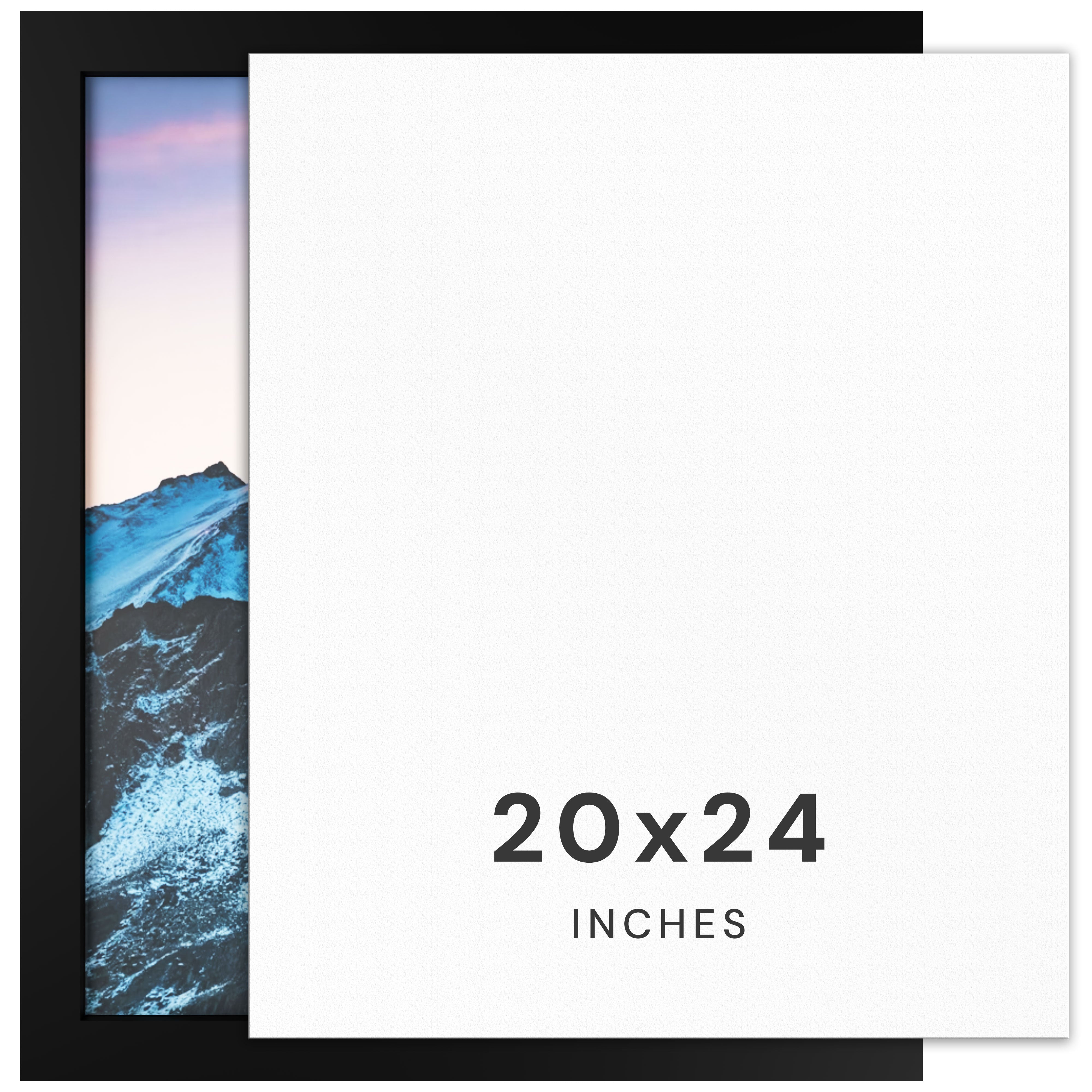 4x6 Marco Foto Madera Mate