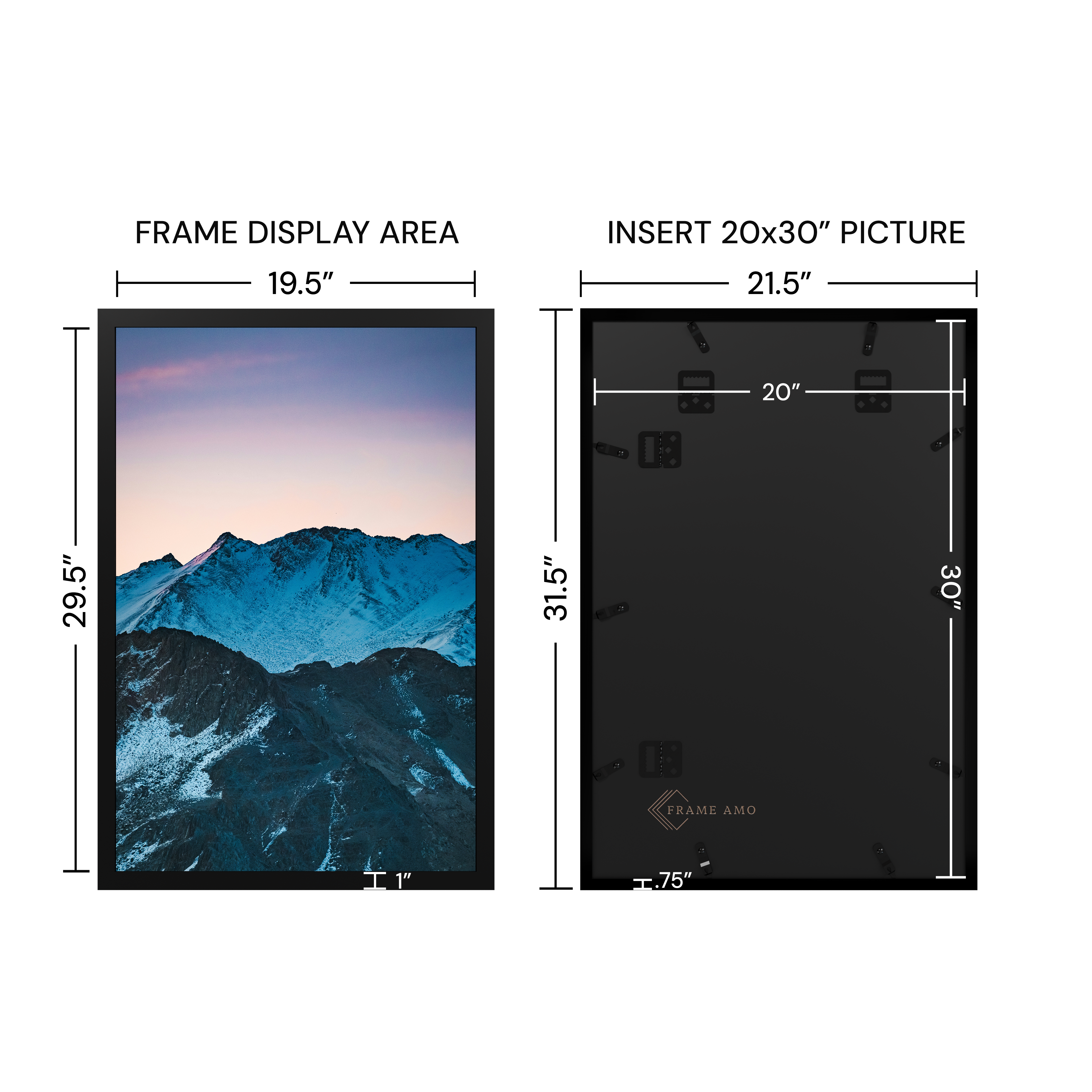 20x30 Wood Frame - Studio Series