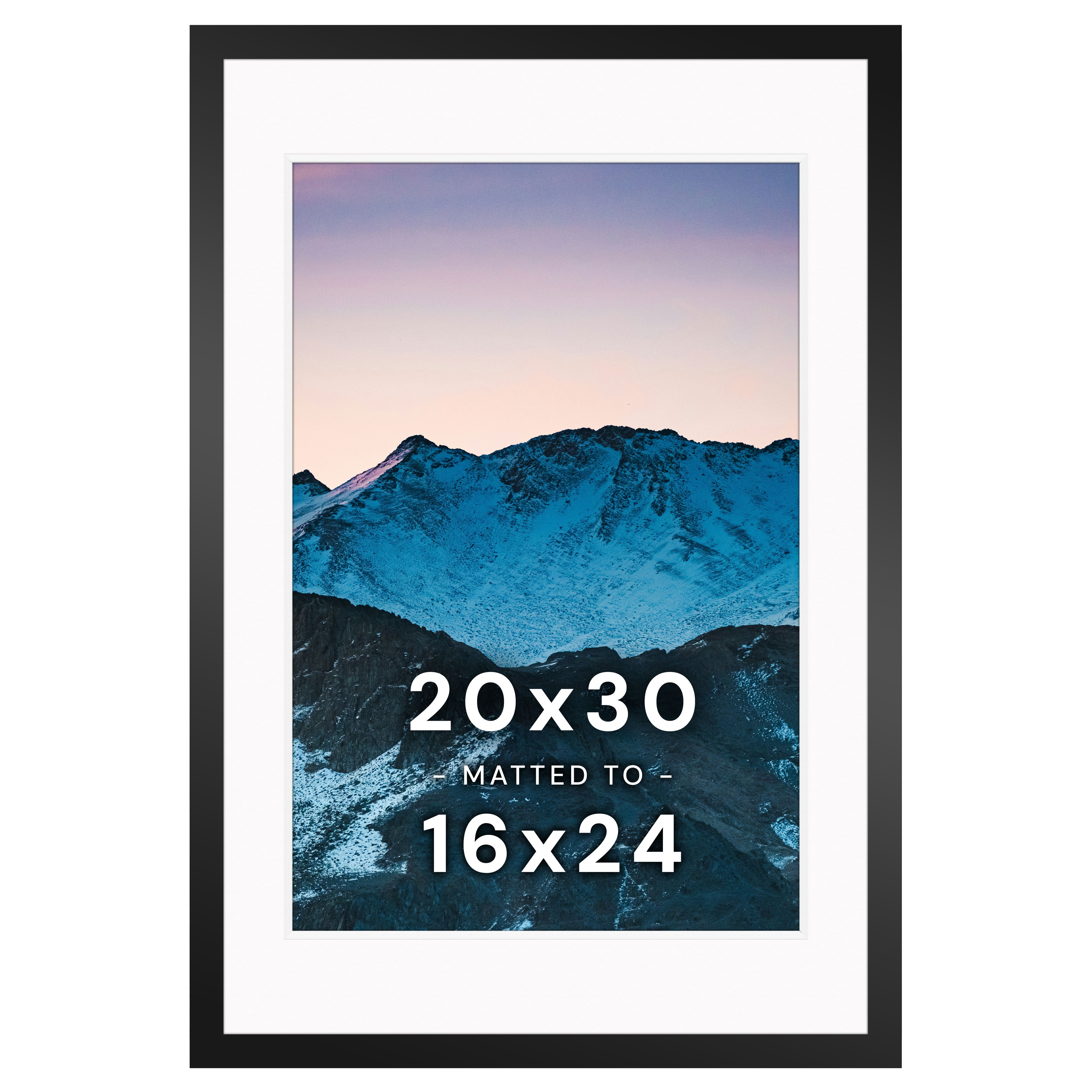 4x6 Marco Foto Madera Mate