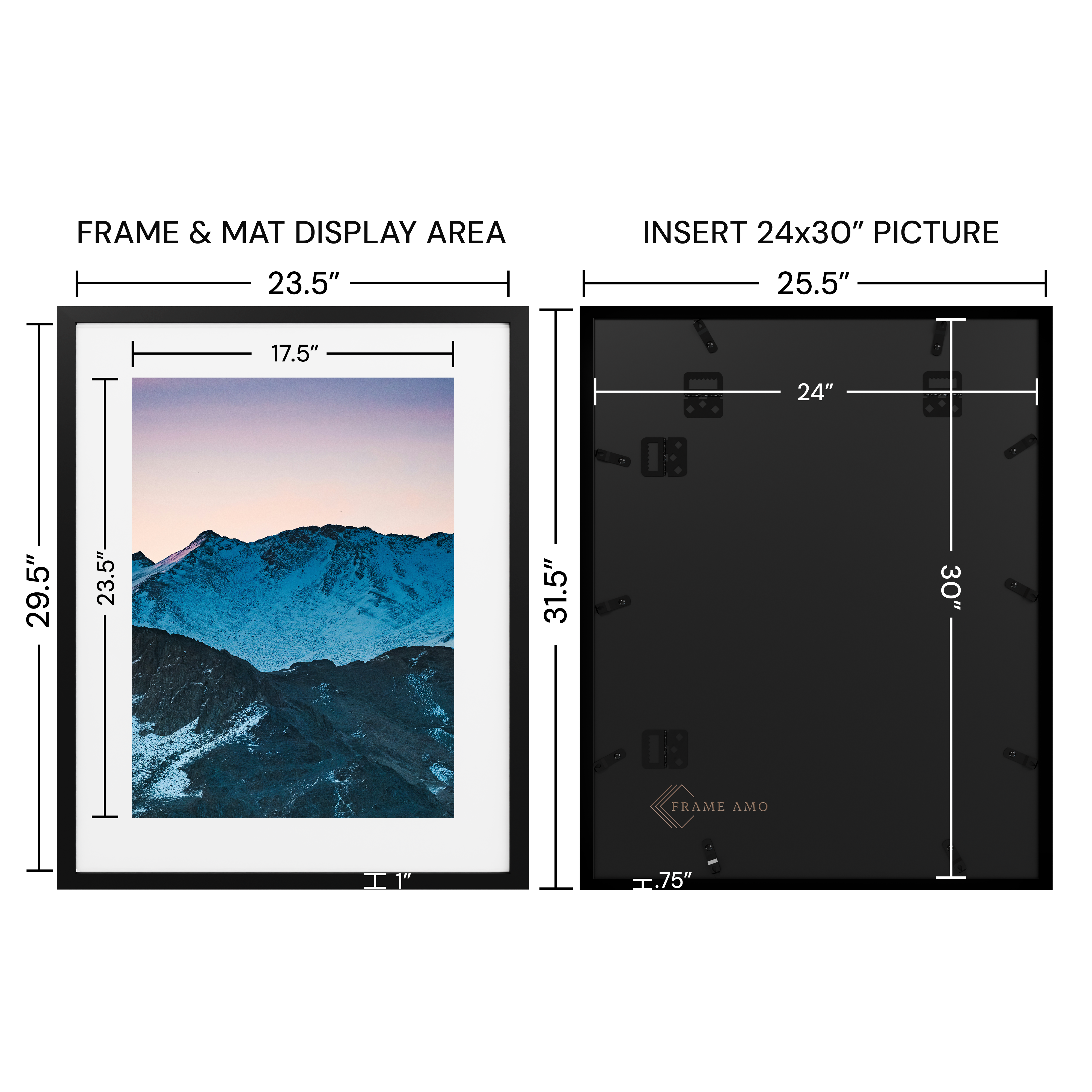 24x30 Wood Frame - Studio Series