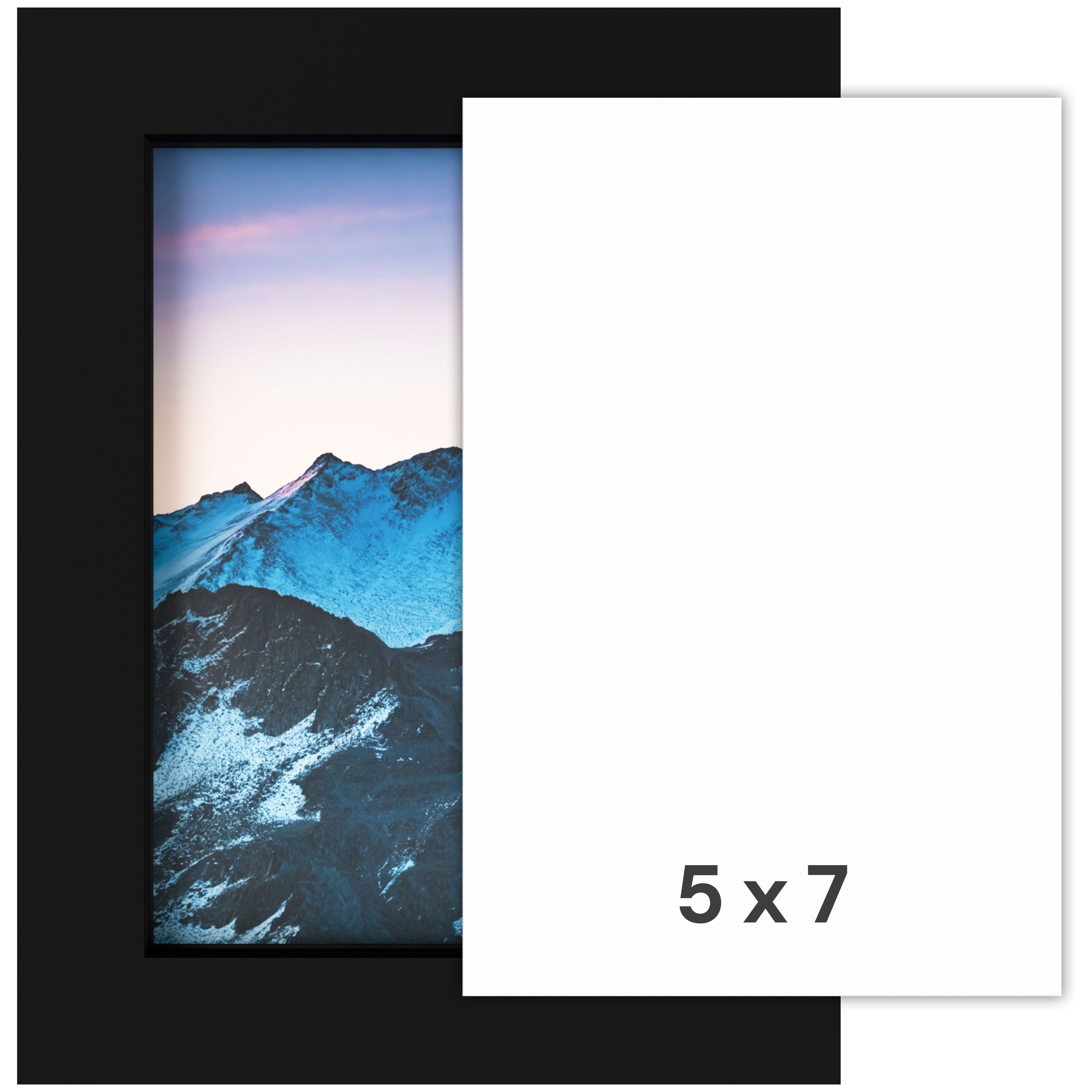 4x6 Marco Foto Madera Mate