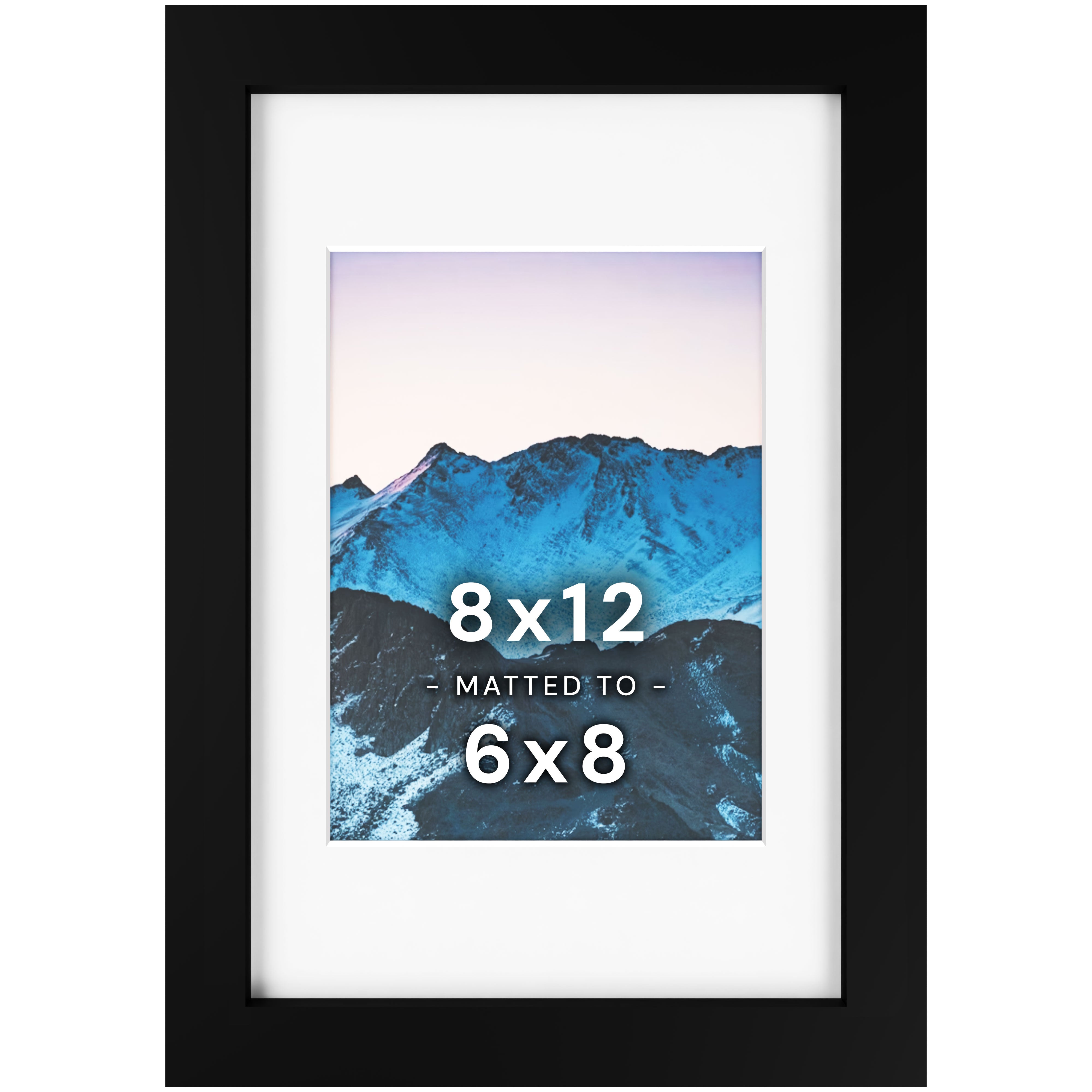4x6 Marco Foto Madera Mate