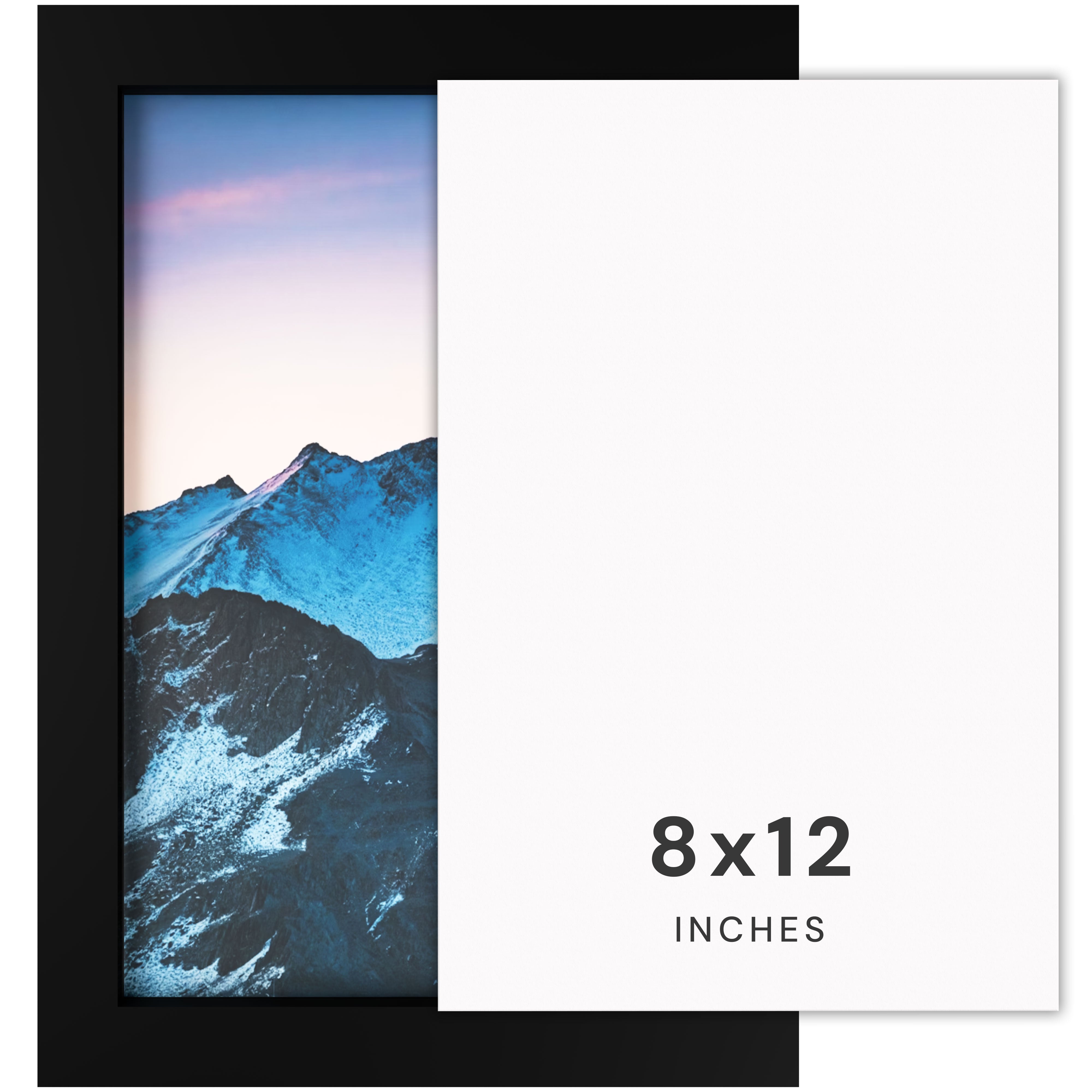 4x6 Marco Foto Madera Mate