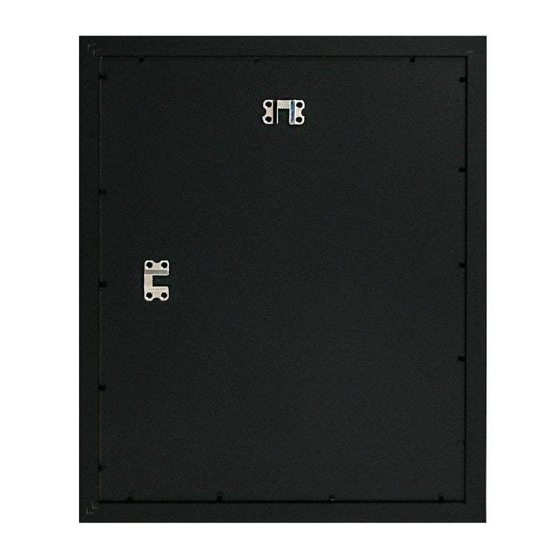 13x16 Black Modern Picture or Poster Frame, 1 inch Wide Border, Acrylic Front
