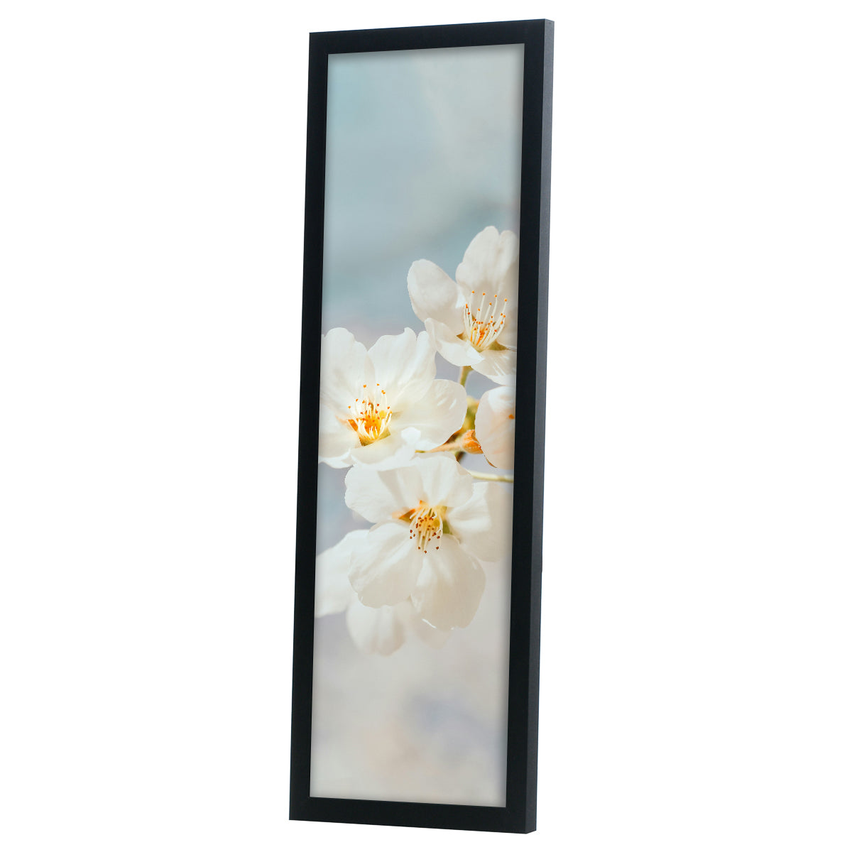 13x39 Modern Poster Frame, 1.25 Inch Wide and 1 Inch Thick Border, Acrylic Front