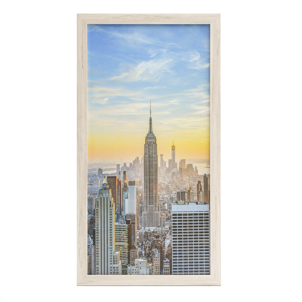 12x20 Modern Picture or Poster Frame, 1 inch Wide Border, Acrylic Front