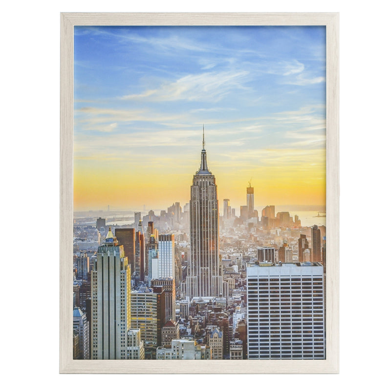 19x25 Modern Picture or Poster Frame, 1 inch Wide Border, Acrylic Front