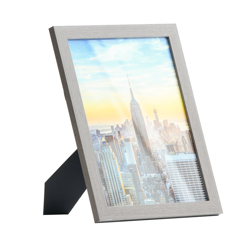 10x13 Modern Picture Frame, 1 inch Border, Glass Front, for Wall or Table