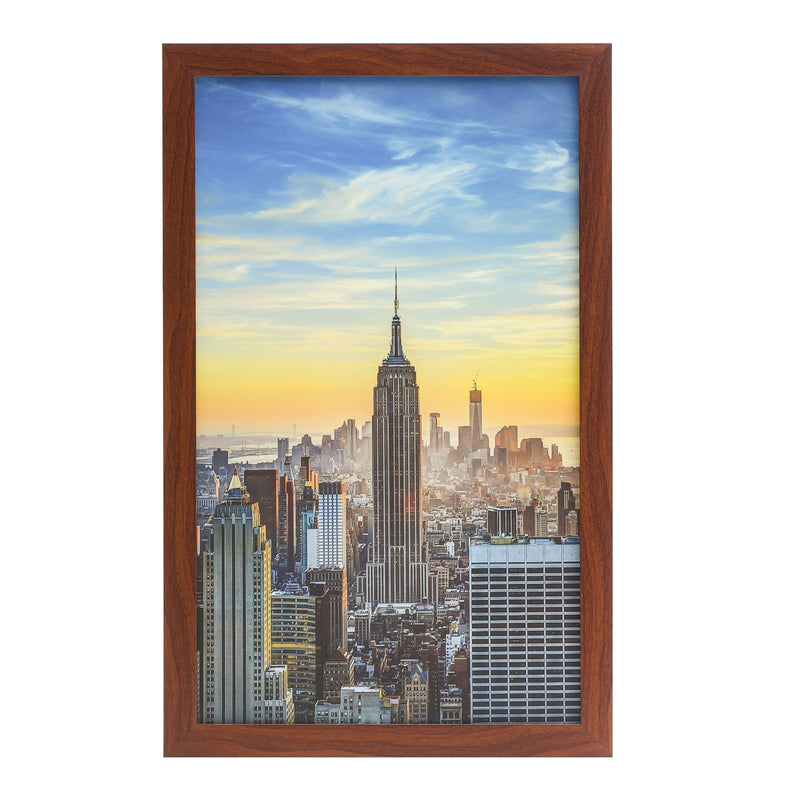 12x20 Modern Picture or Poster Frame, 1 inch Wide Border, Acrylic Front
