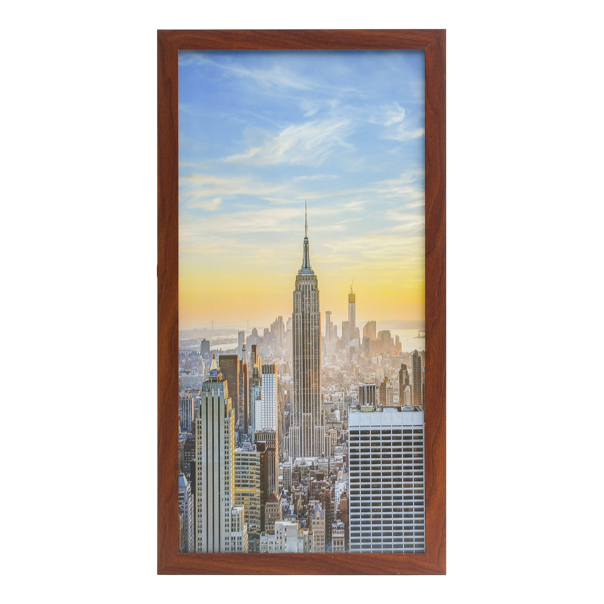 12x24 Modern Picture or Poster Frame, 1 inch Wide Border, Acrylic Front