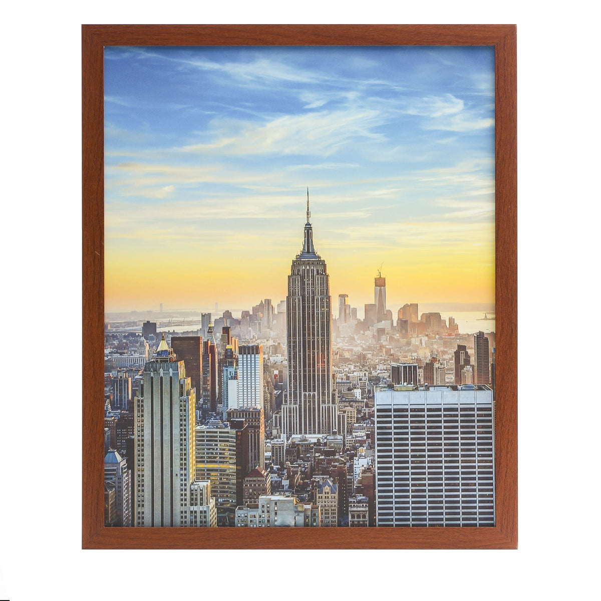 17x22 Modern Picture or Poster Frame, 1 inch Wide Border, Acrylic Front