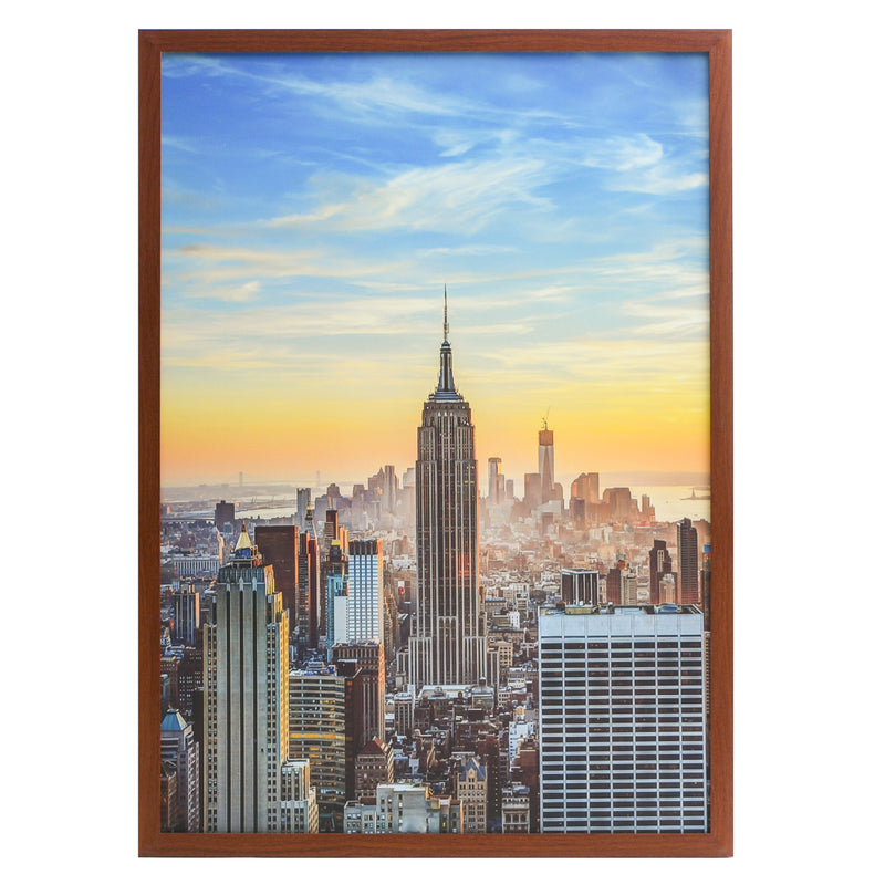 24x32 Modern Picture or Poster Frame, 1 inch Wide Border, Acrylic Front
