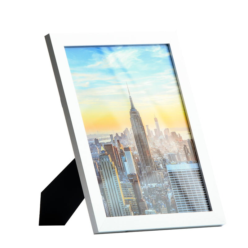 10x13 Modern Picture Frame, 1 inch Border, Glass Front, for Wall or Table