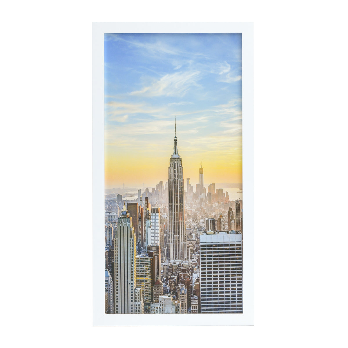 12x24 Modern Picture or Poster Frame, 1 inch Wide Border, Acrylic Front