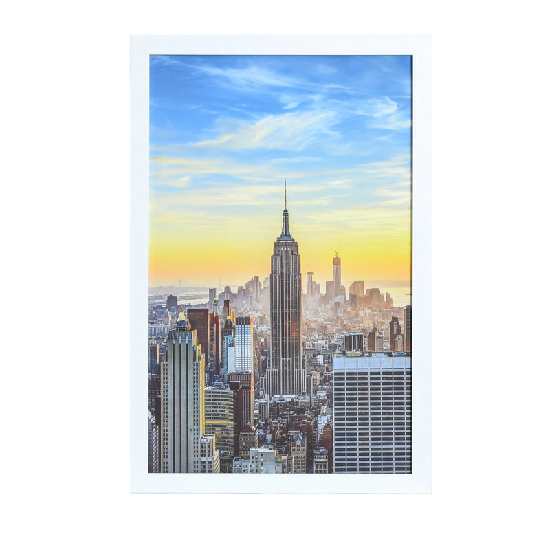 14x24 Modern Picture or Poster Frame, 1 inch Wide Border, Acrylic Front